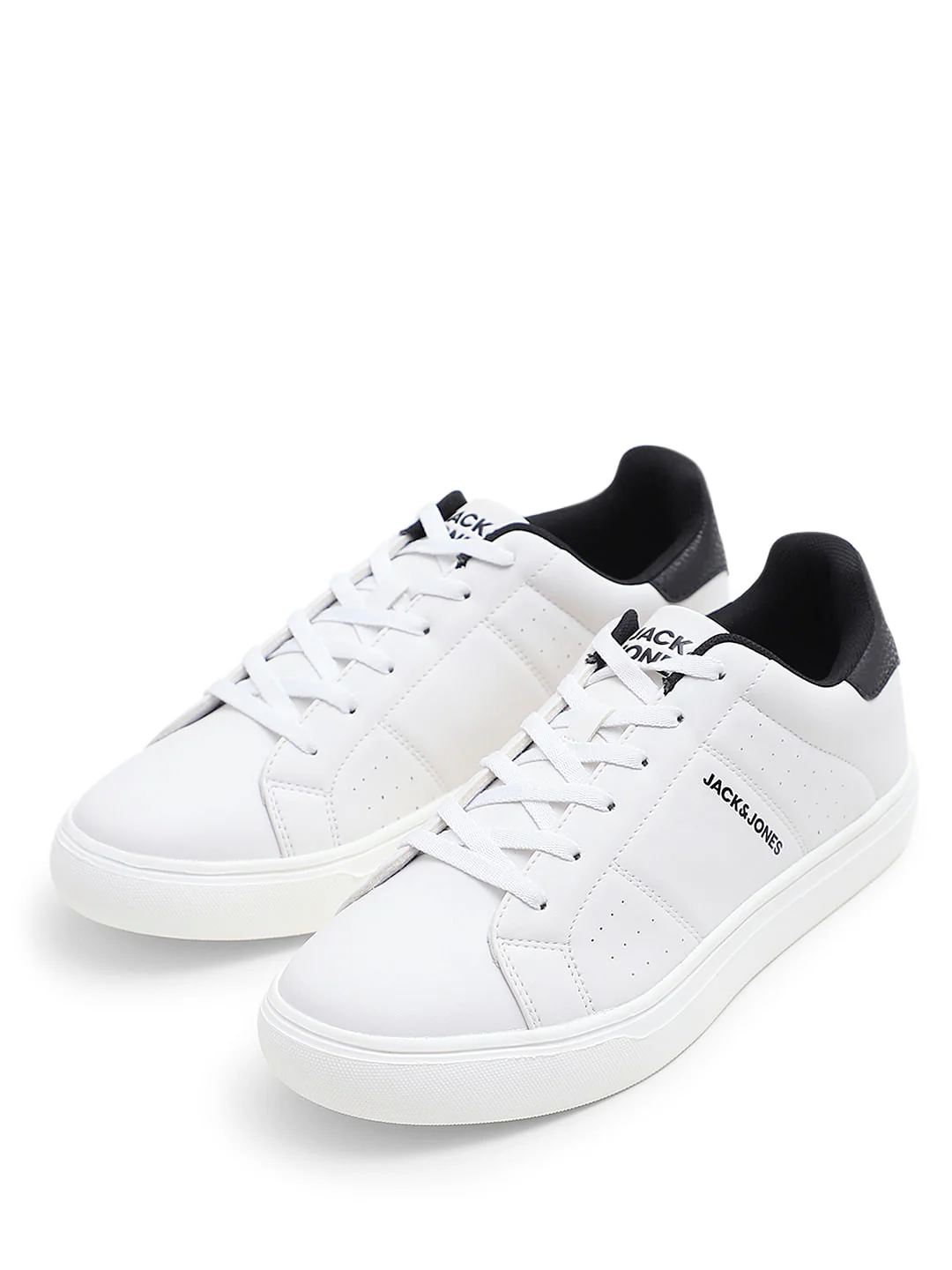 White PU Casual Sneakers - Image 6