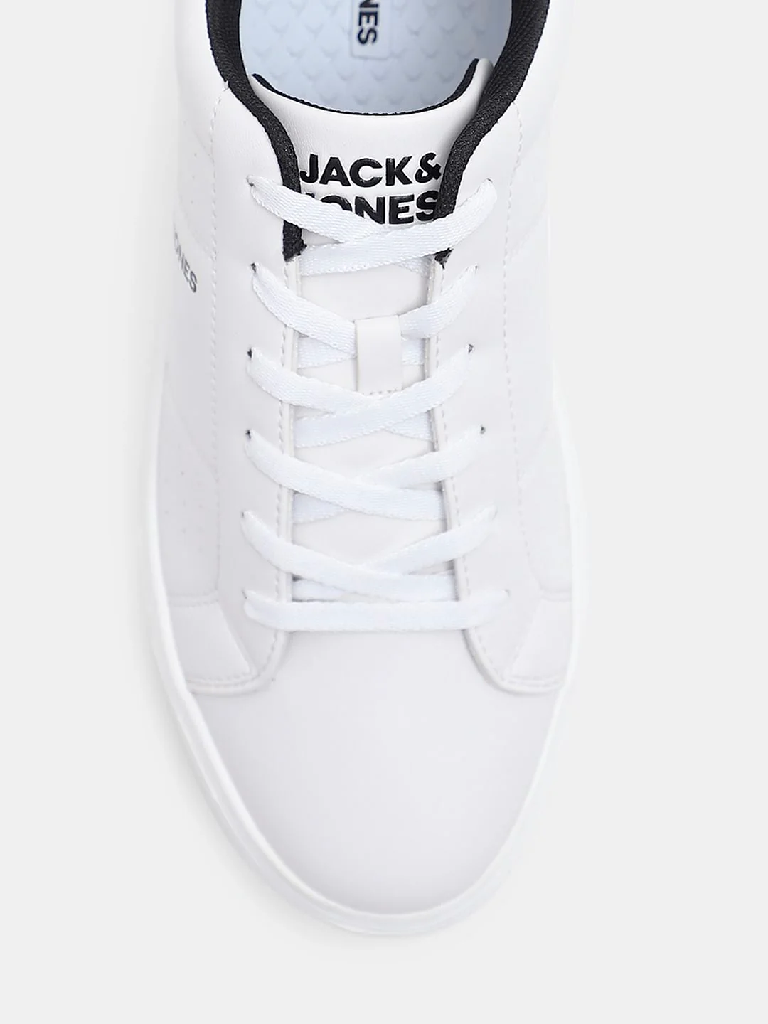 White PU Casual Sneakers - Image 7