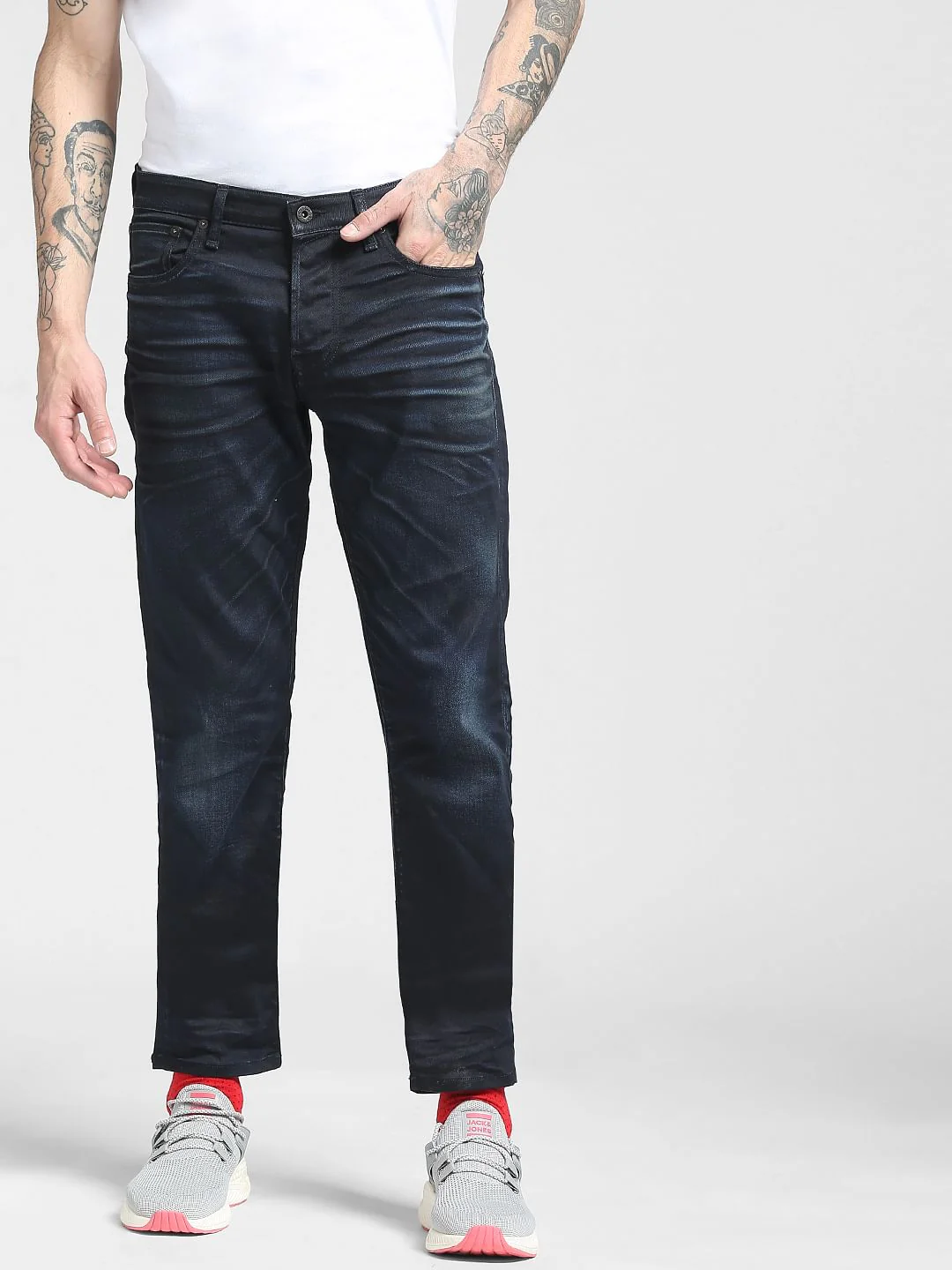 Blue Low Rise Simon Anti Fit Jeans - Image 2