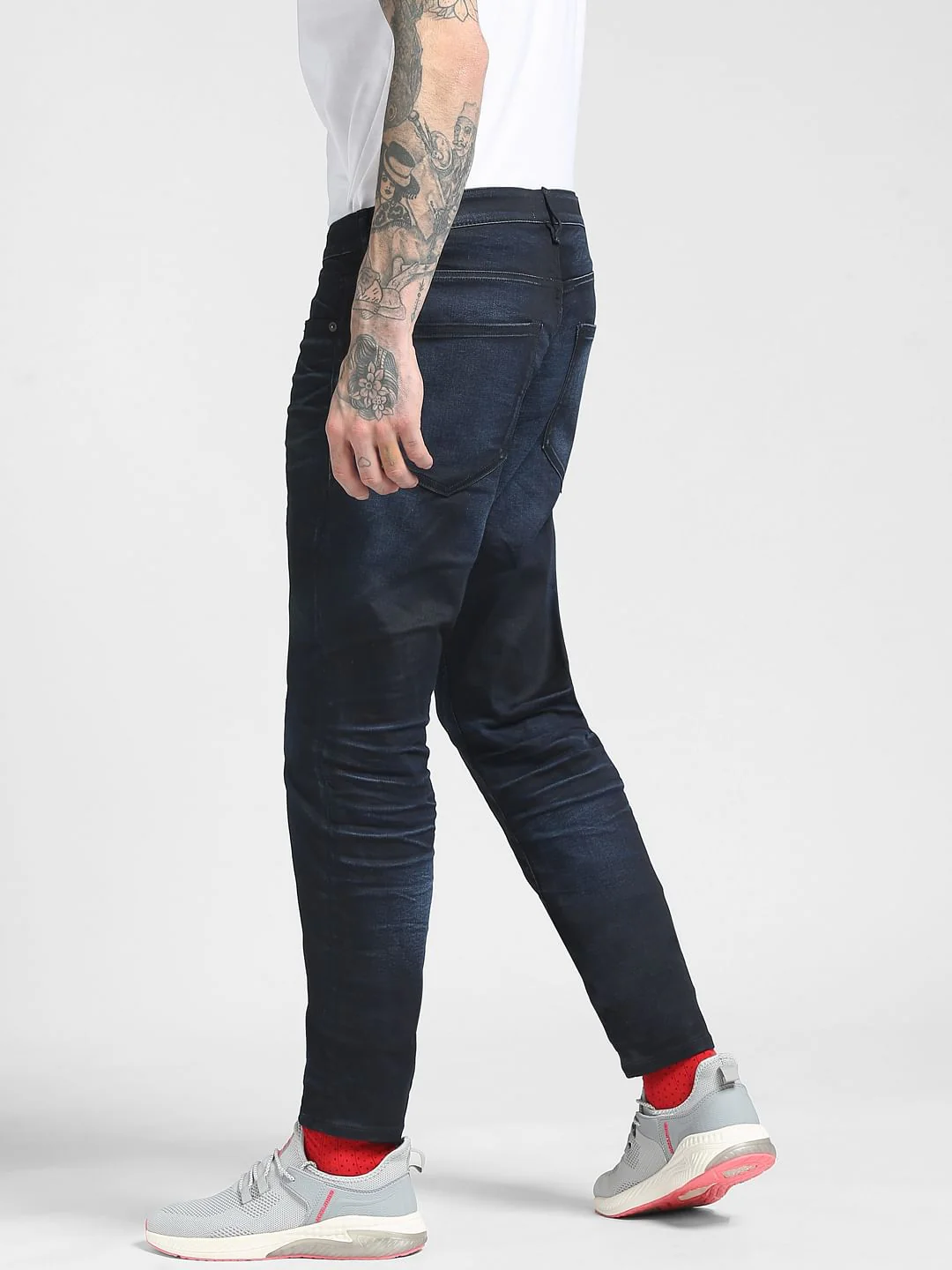 Blue Low Rise Simon Anti Fit Jeans - Image 4