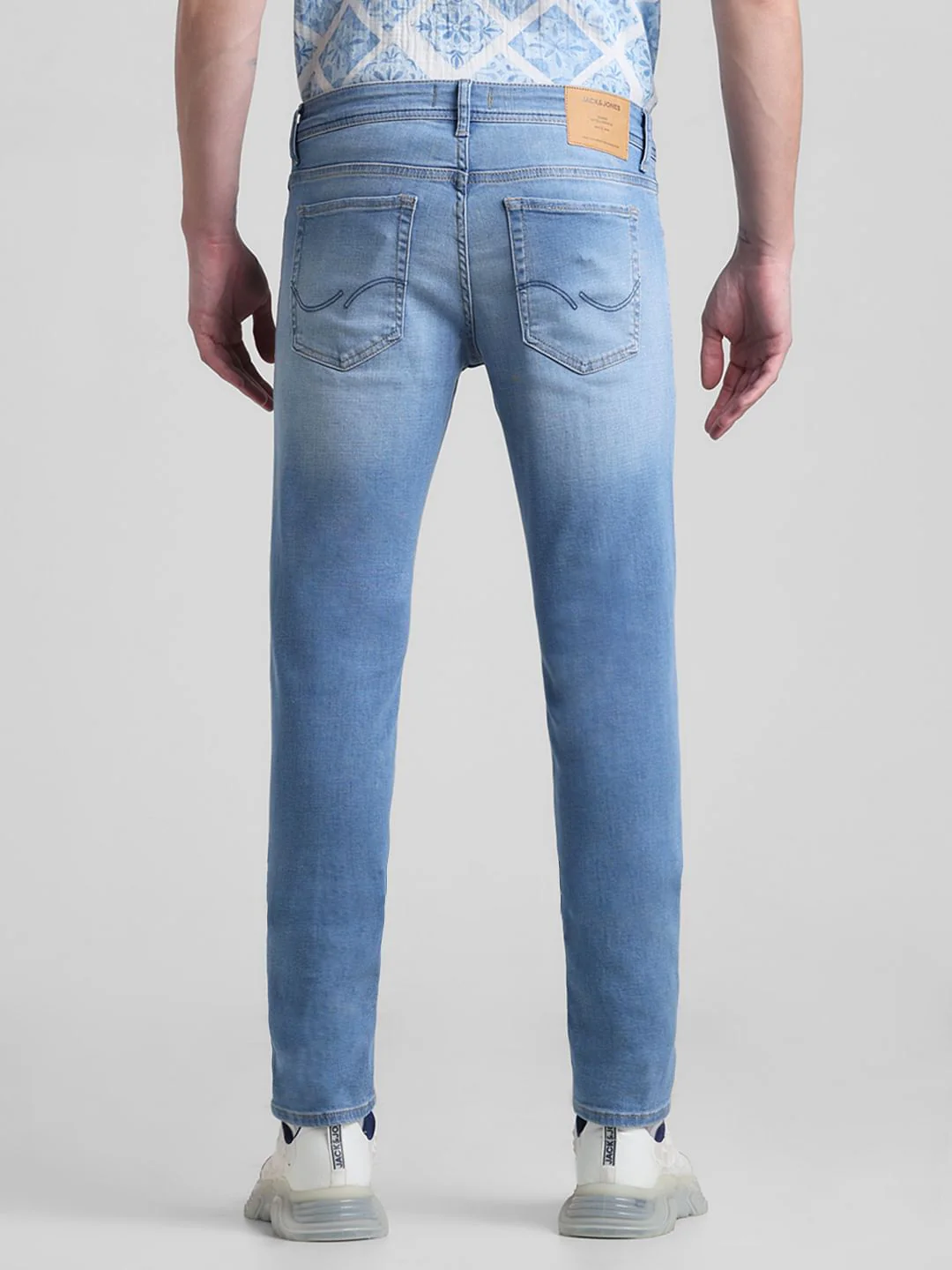 Light Blue Low Rise Glenn Slim Fit Jeans - Image 3