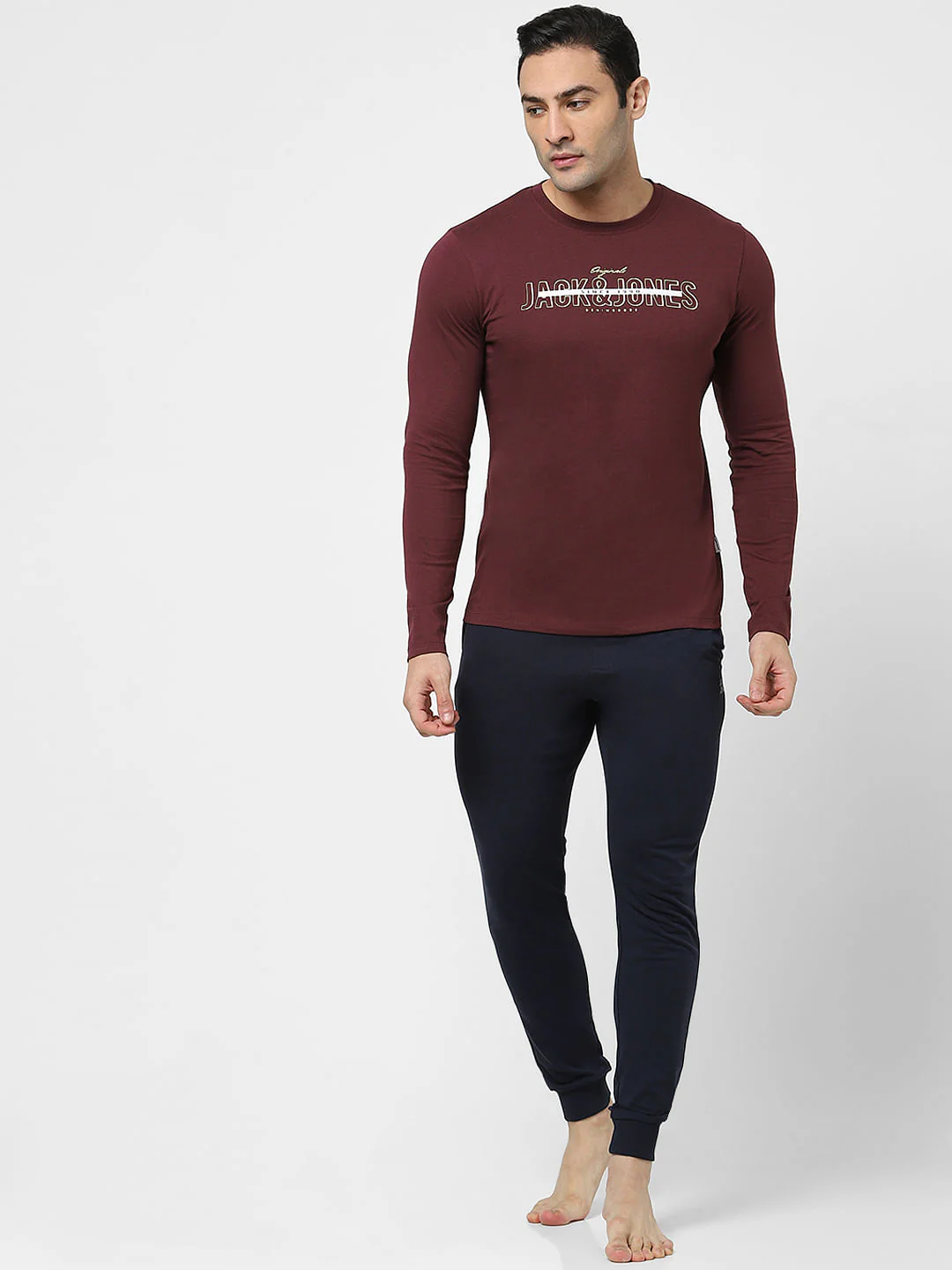 Red Logo Print Full Sleeves T-shirt - Image 6