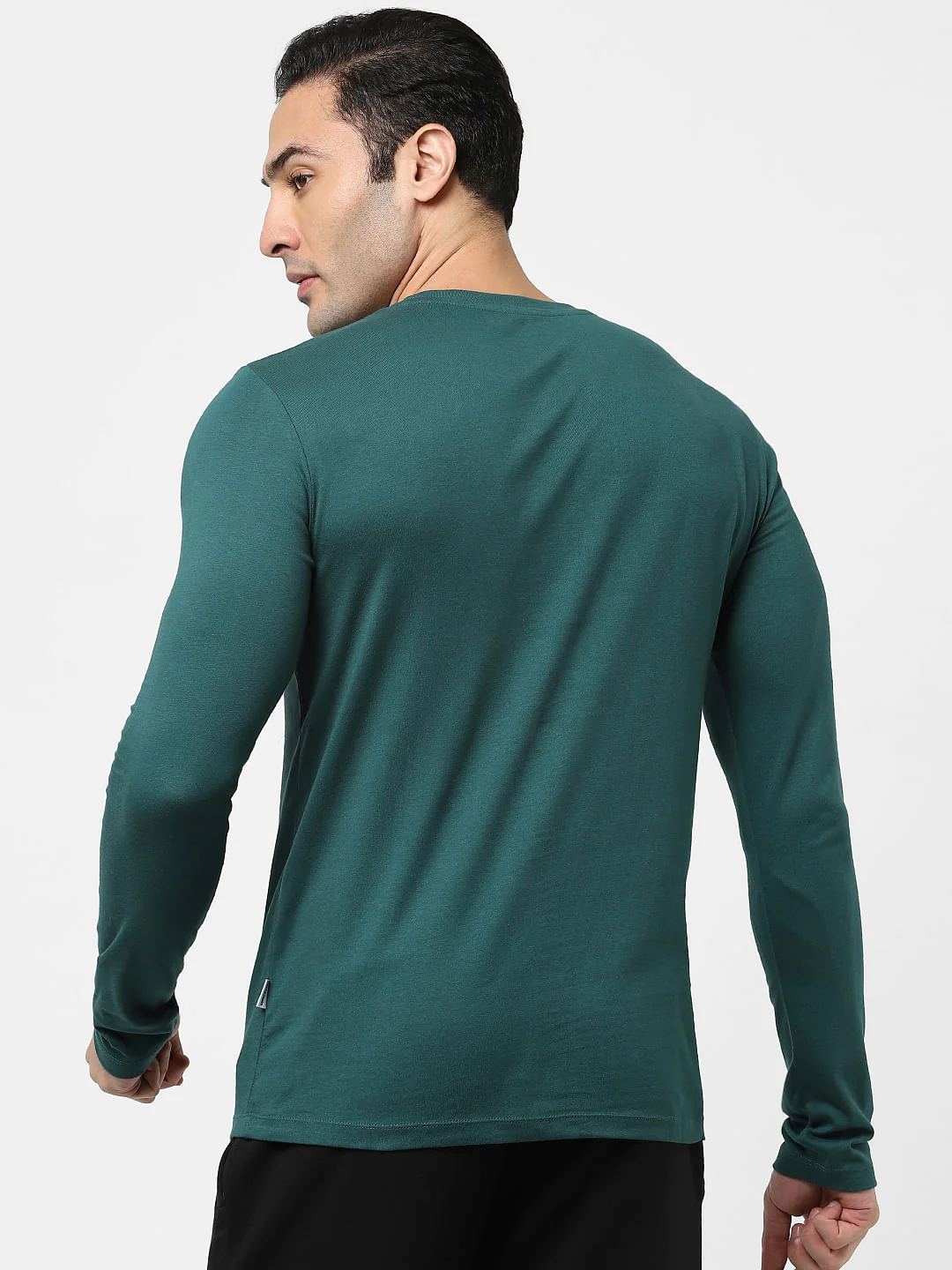 Green Typographic Logo Full Sleeves T-shirt - Image 4