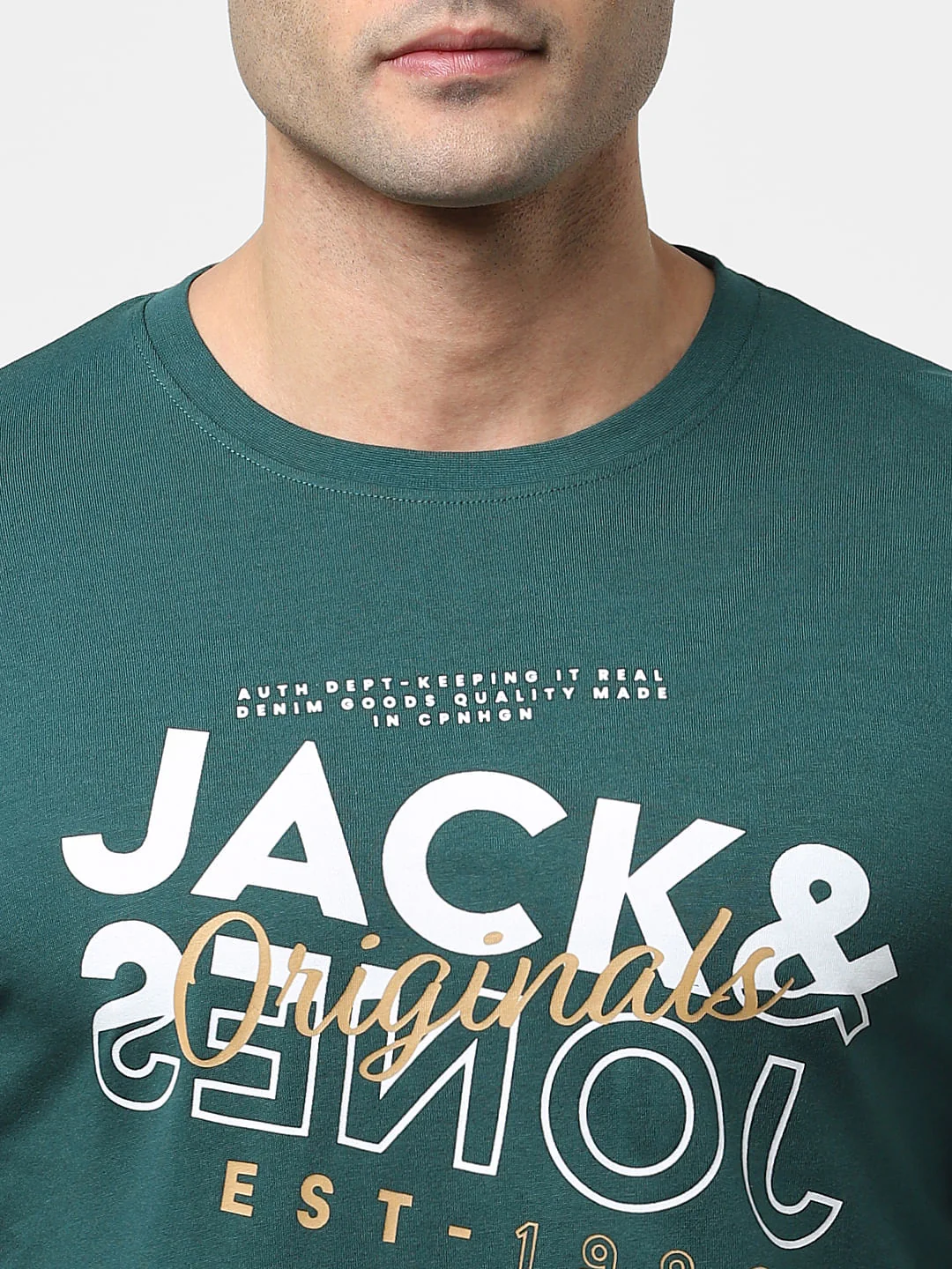 Green Typographic Logo Full Sleeves T-shirt - Image 5