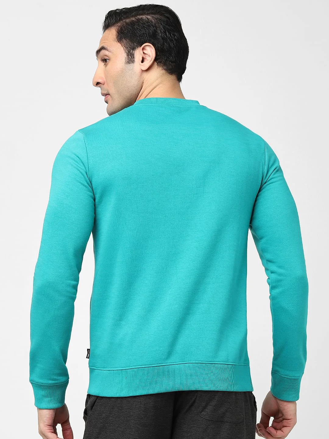 Blue Typographic Logo Sweatshirt - Image 4
