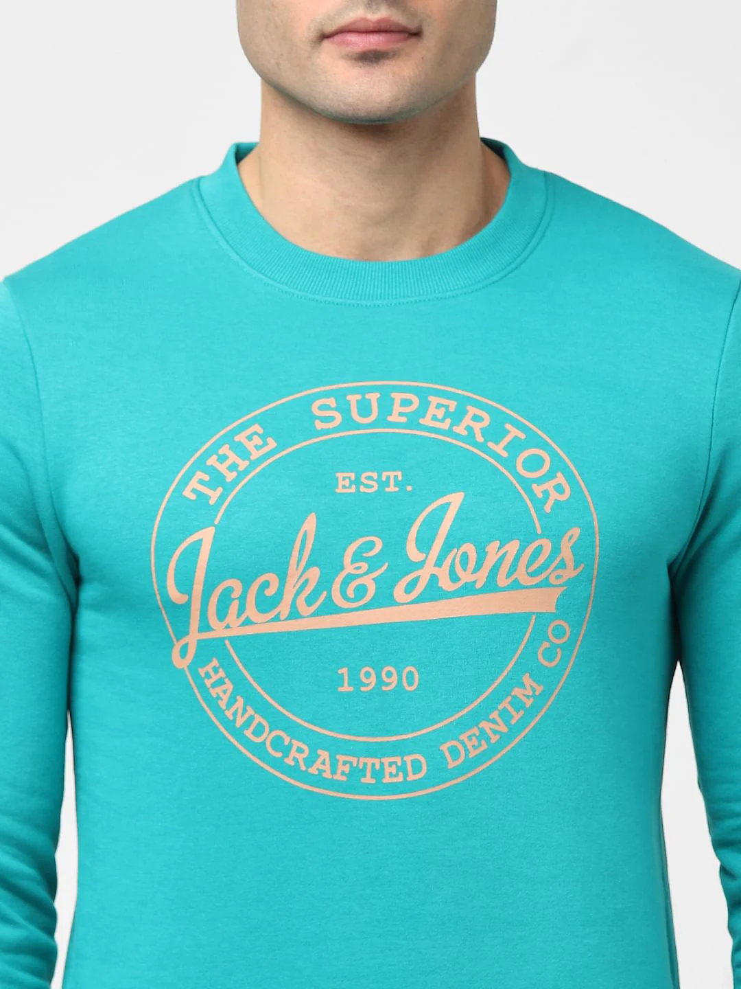 Blue Typographic Logo Sweatshirt - Image 5