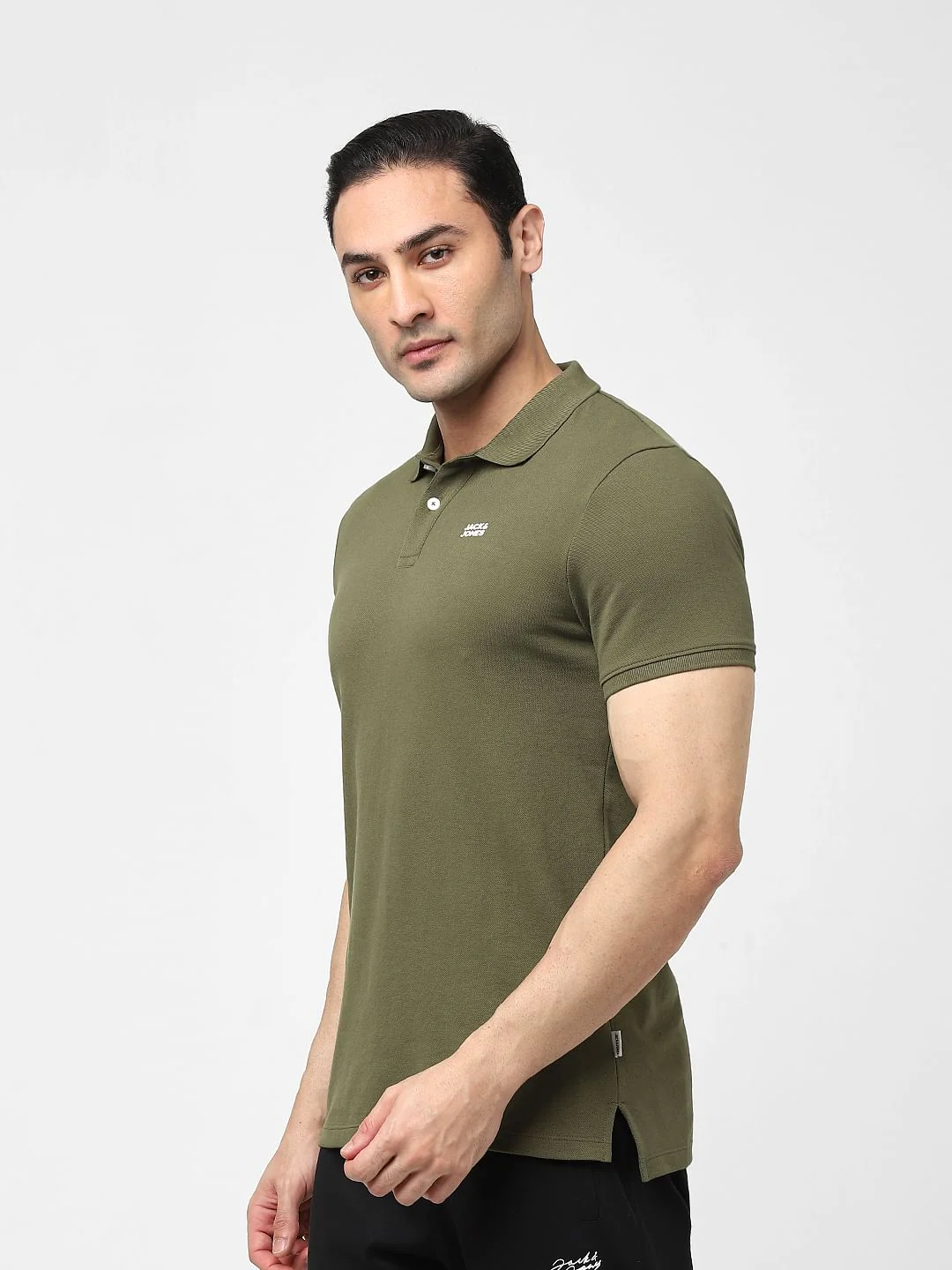 Olive Polo T-shirt - Image 3