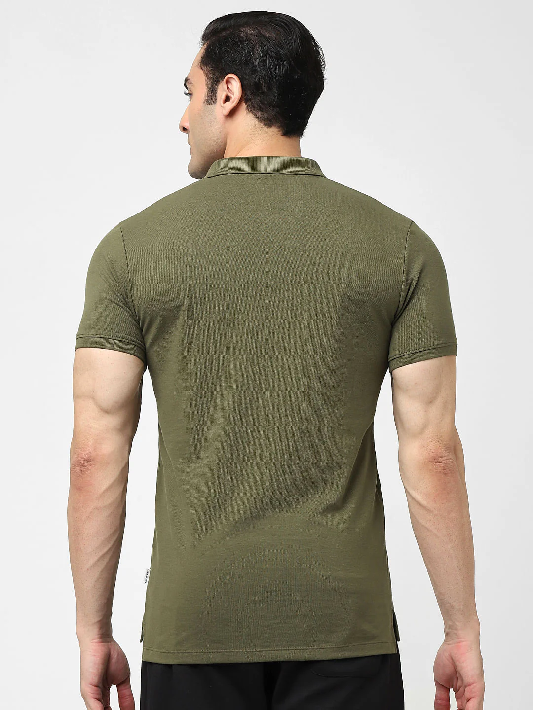 Olive Polo T-shirt - Image 4