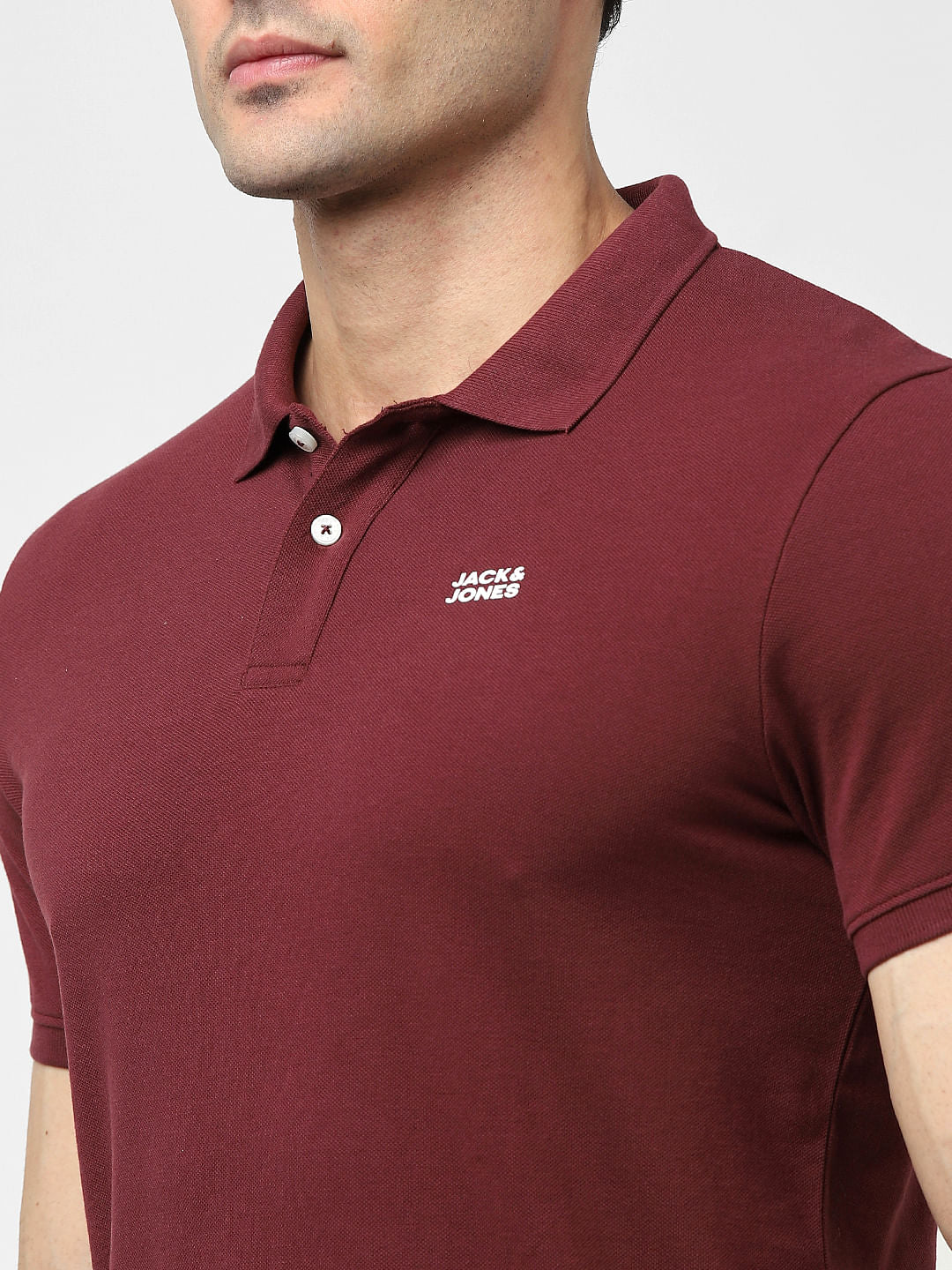 Maroon Polo T-shirt - Image 5