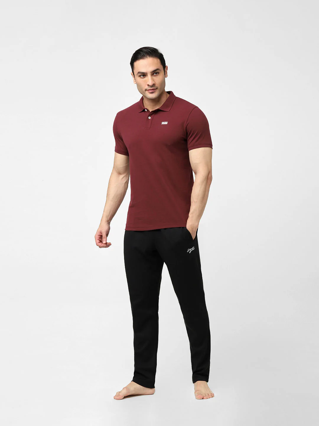 Maroon Polo T-shirt - Image 6