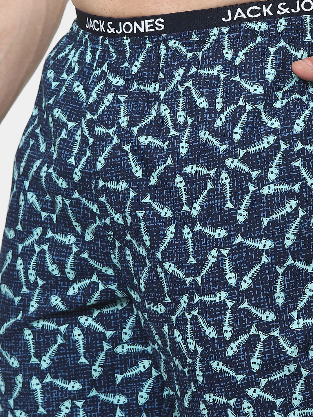 Blue Printed Pyjamas - Image 4