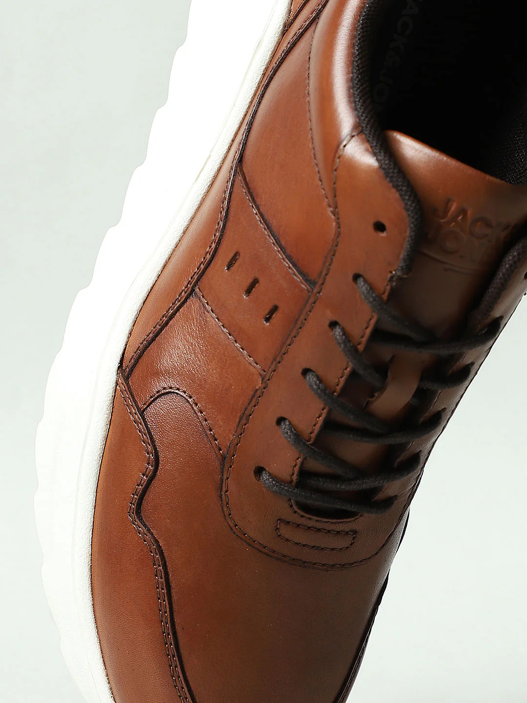 Brown Leather Sneakers - Image 11