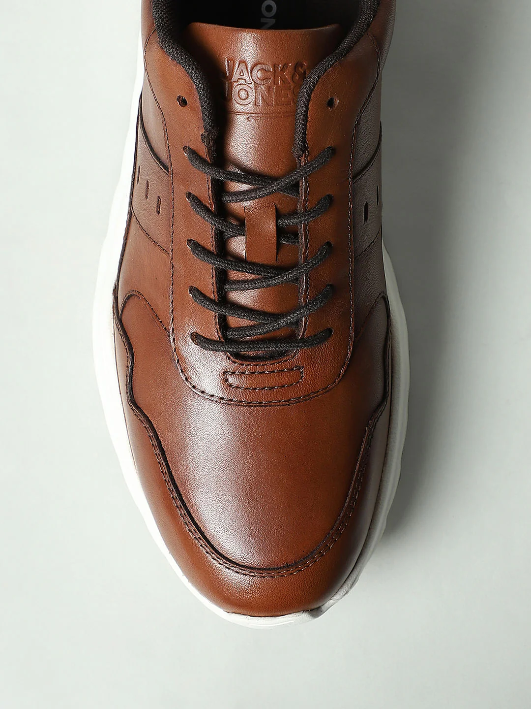 Brown Leather Sneakers - Image 13