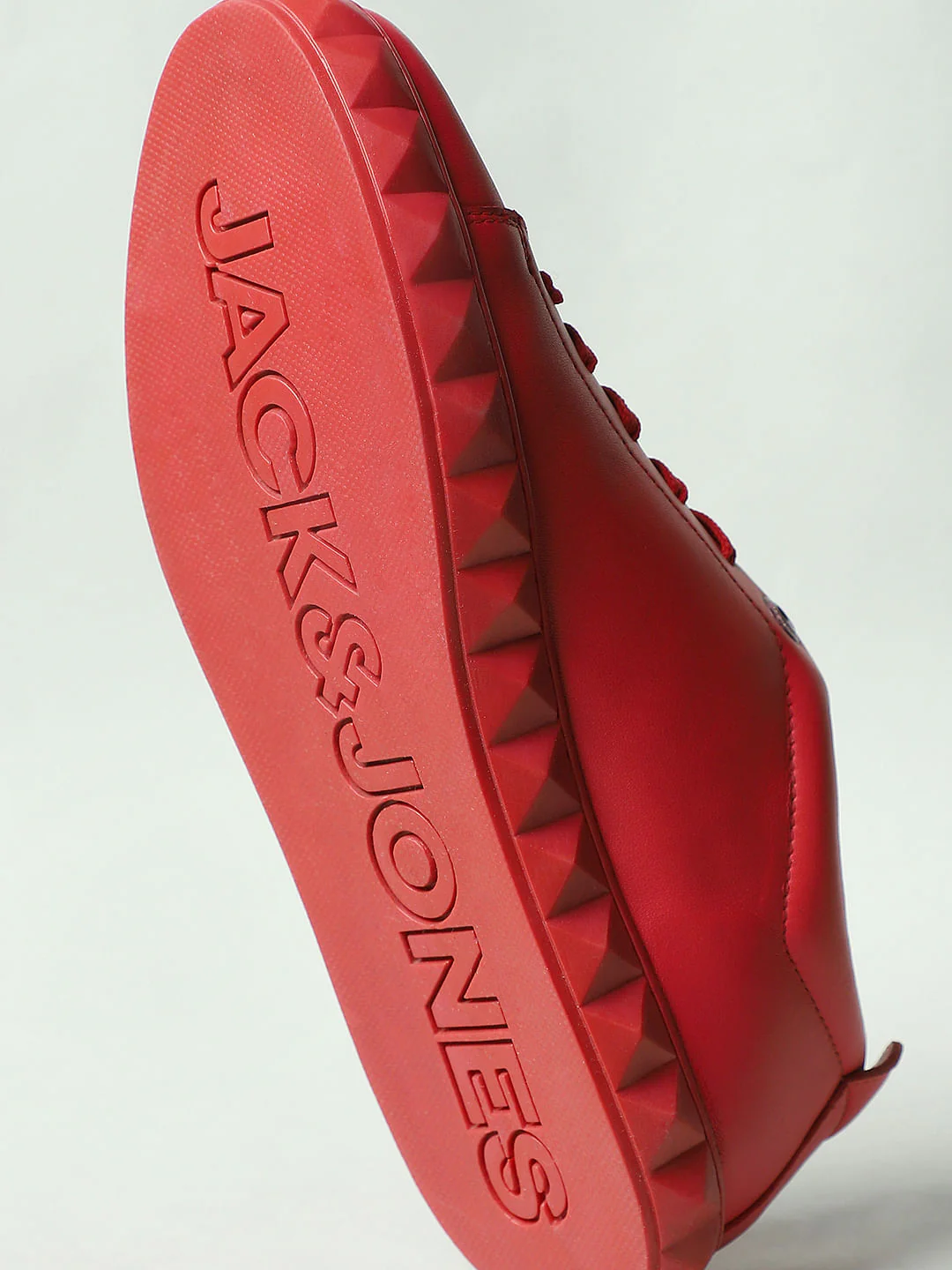 Red Leather Sneakers - Image 10
