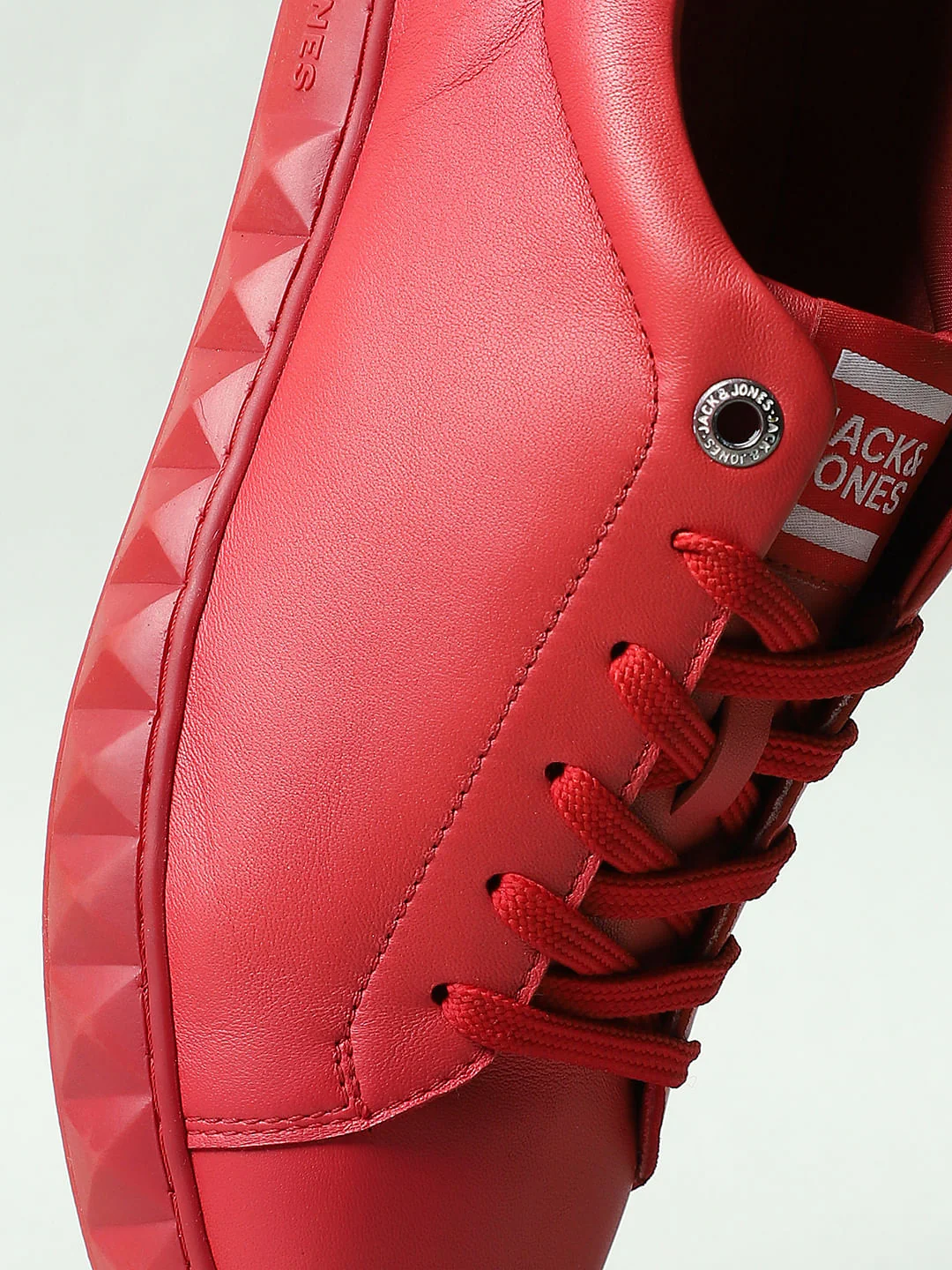 Red Leather Sneakers - Image 11