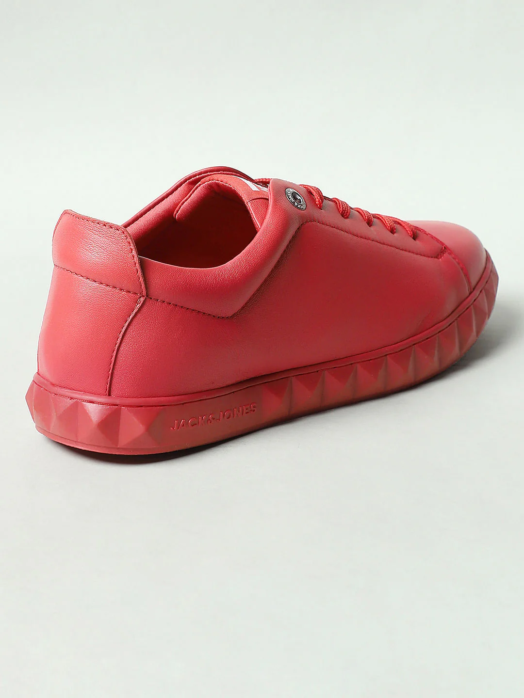 Red Leather Sneakers - Image 4