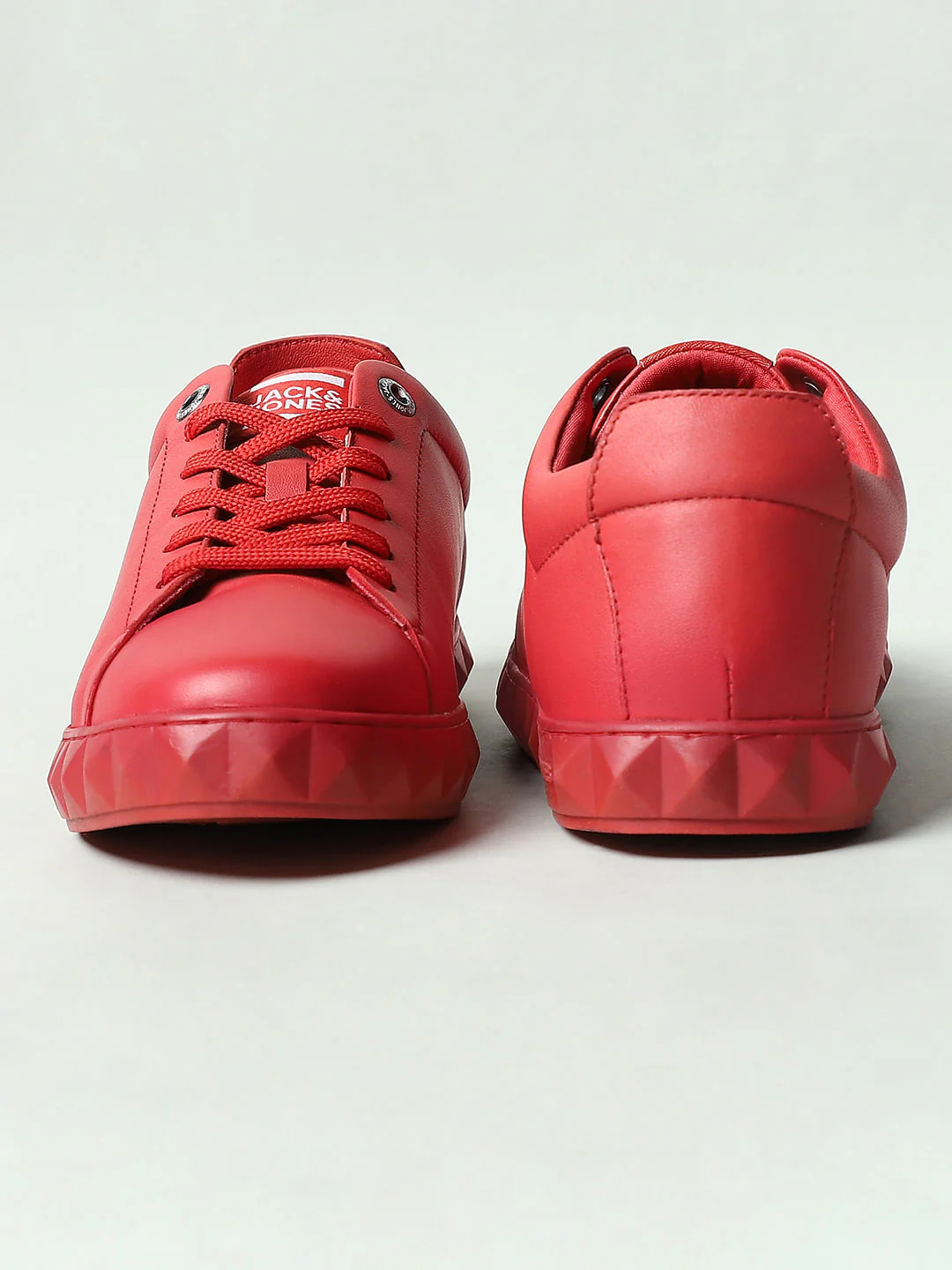 Red Leather Sneakers - Image 5