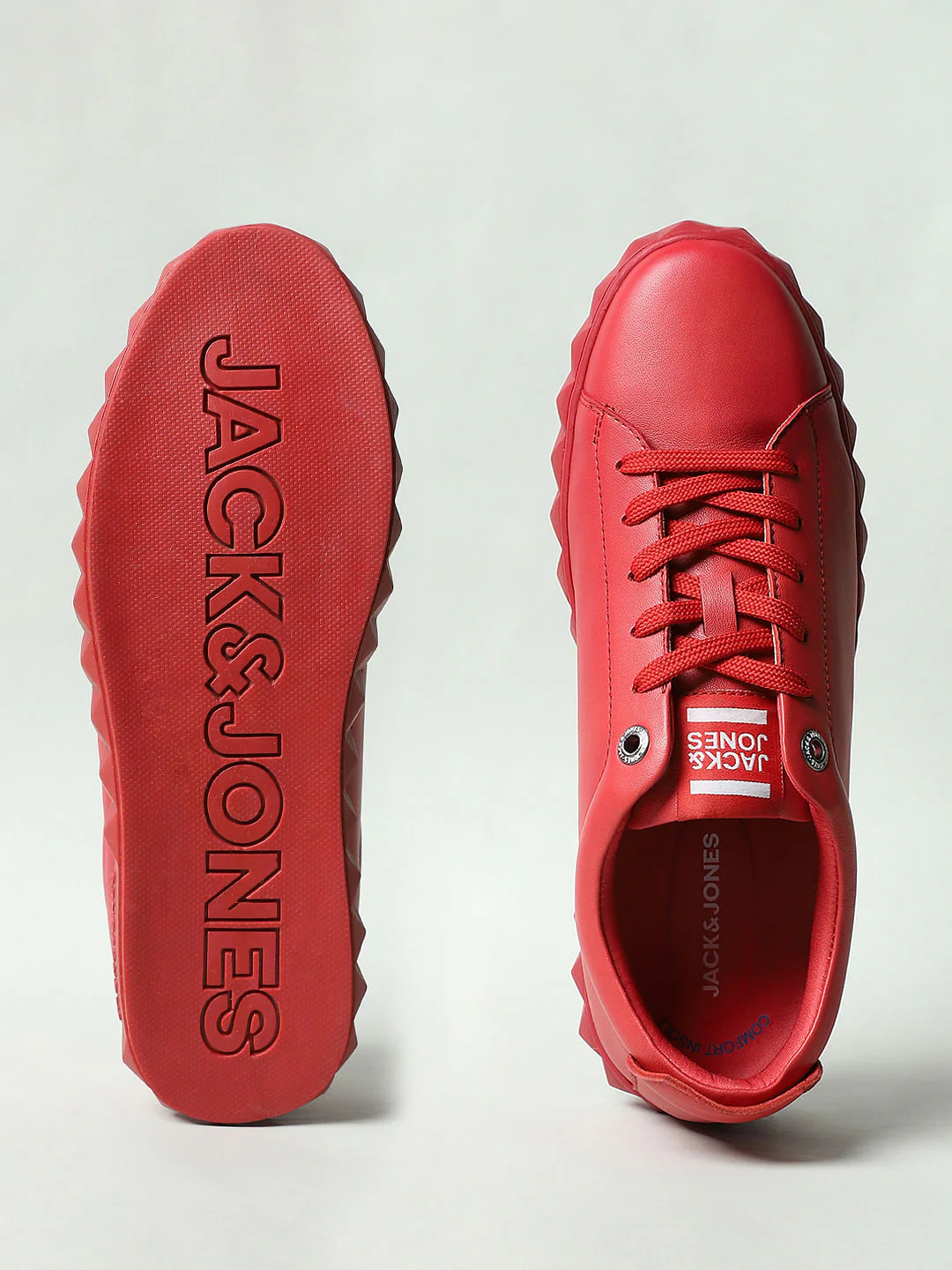 Red Leather Sneakers - Image 7