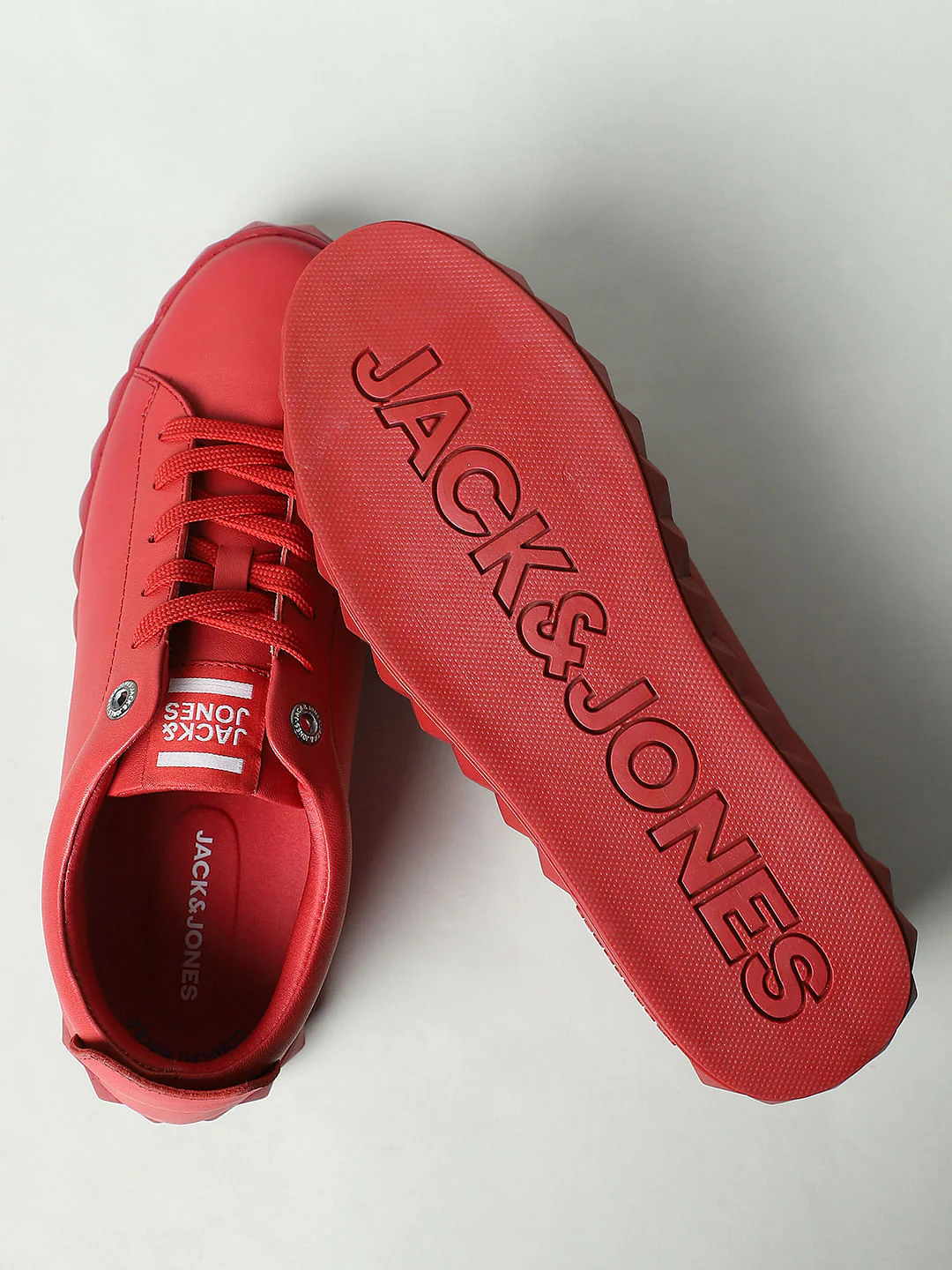 Red Leather Sneakers - Image 8