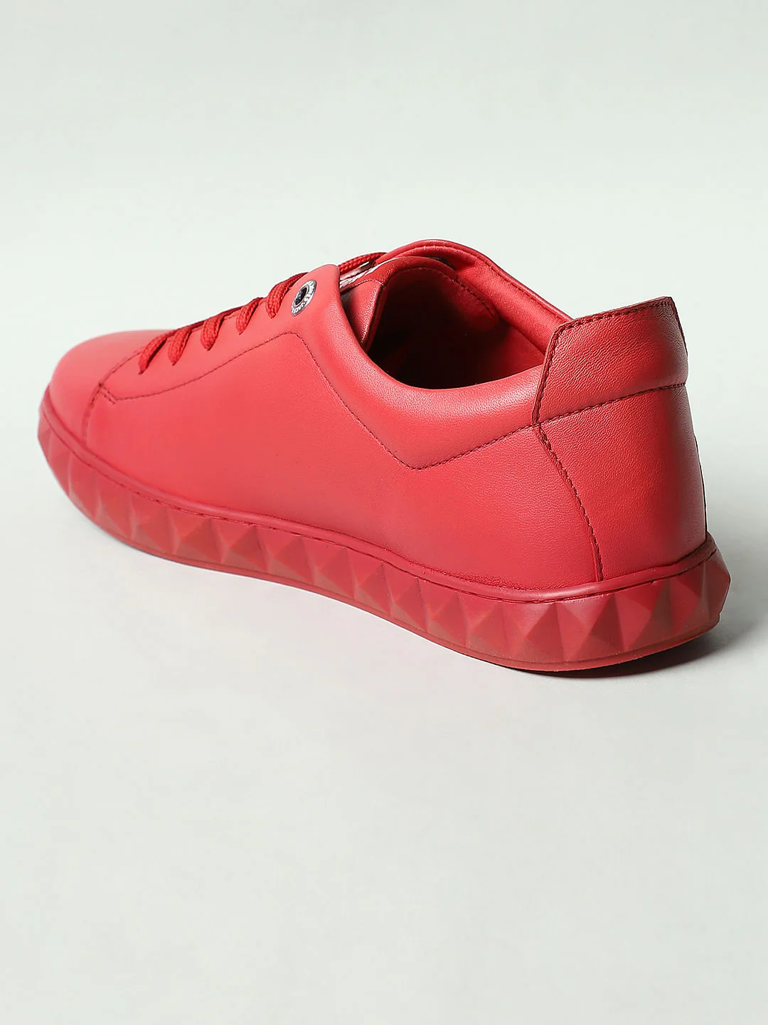 Red Leather Sneakers - Image 9