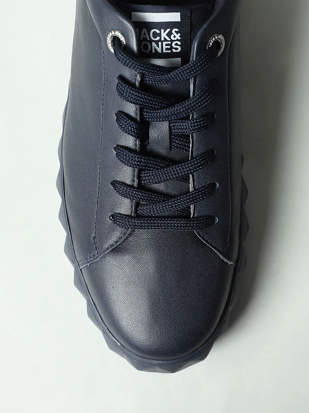 Blue Leather Sneakers - Image 13