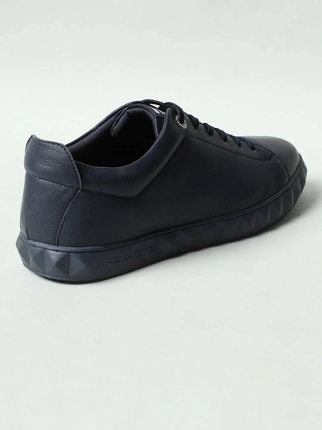 Blue Leather Sneakers - Image 4