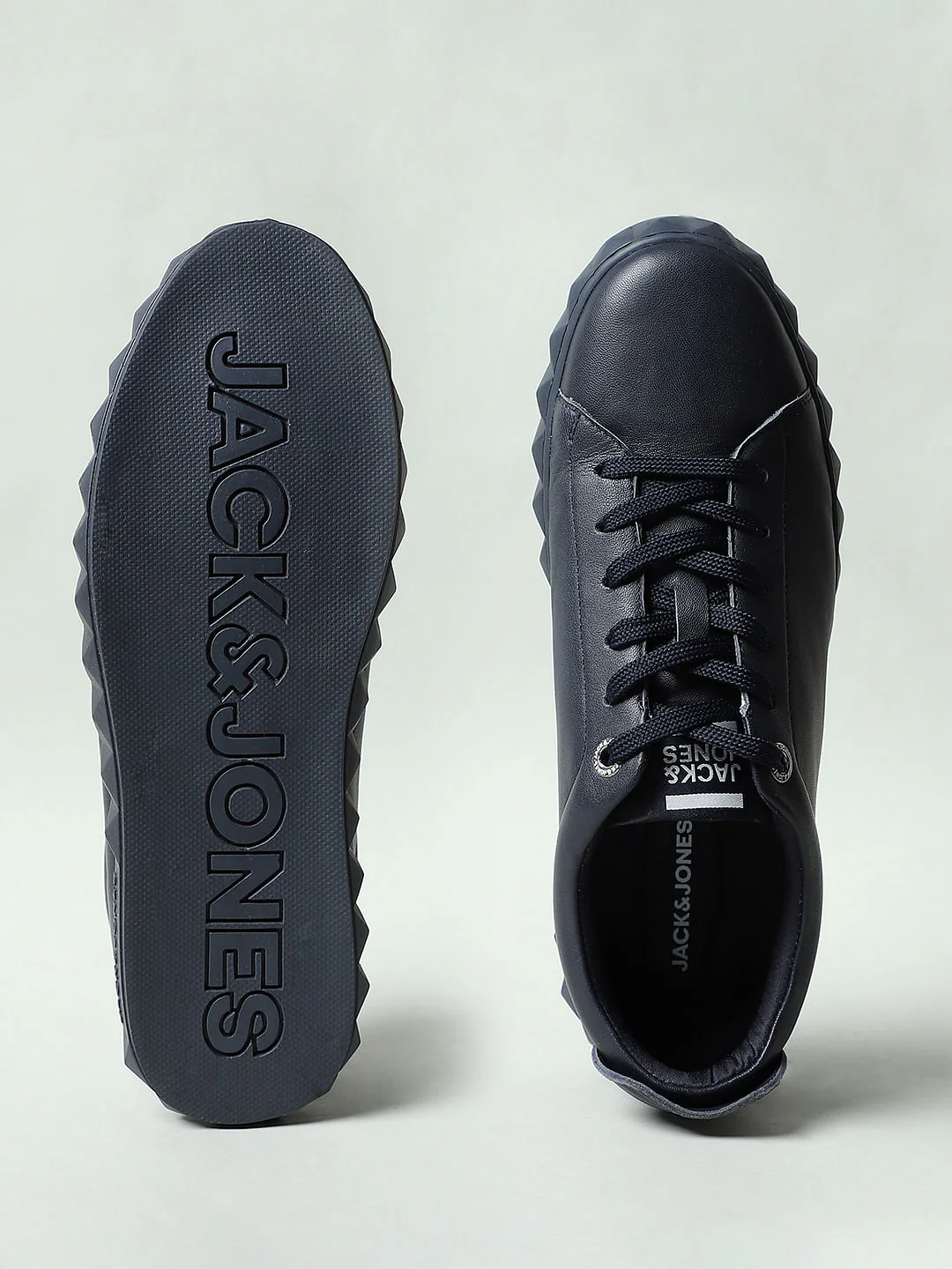Blue Leather Sneakers - Image 7