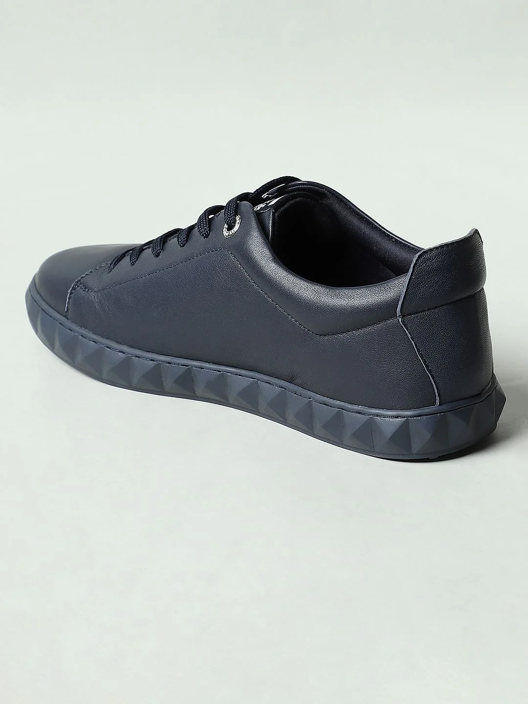 Blue Leather Sneakers - Image 9