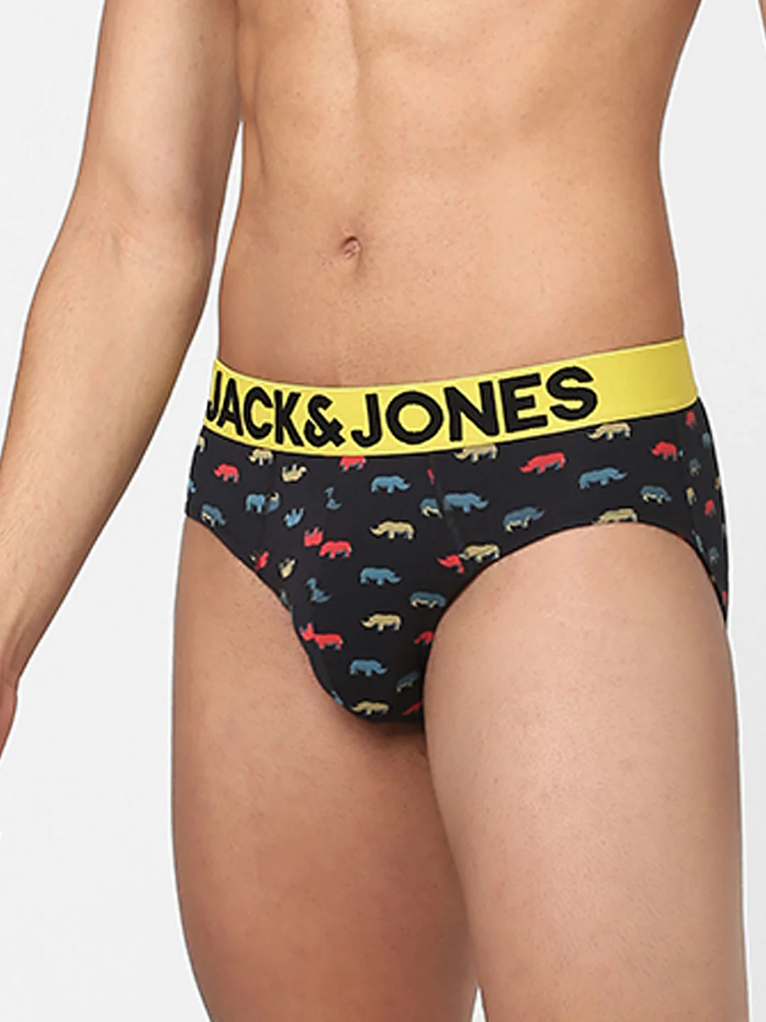 Blue Animal Print Briefs - Image 2