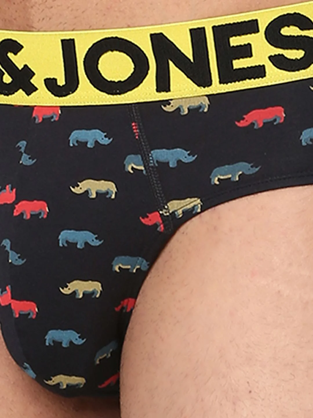 Blue Animal Print Briefs - Image 4