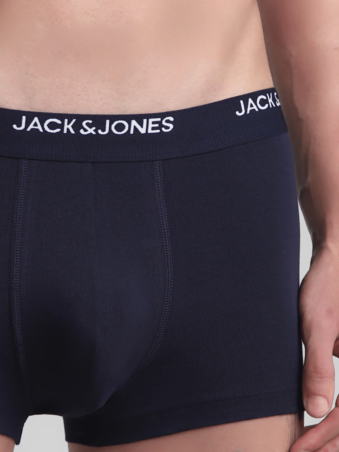 Pack Of 2 Navy Blue & Black Trunks - Image 6