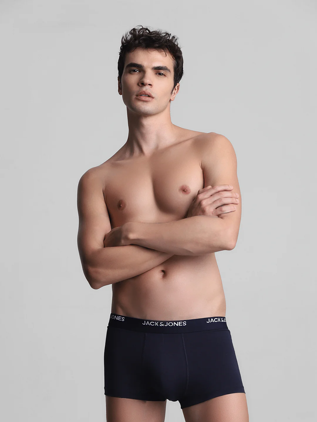 Pack Of 2 Navy Blue & Black Trunks - Image 8