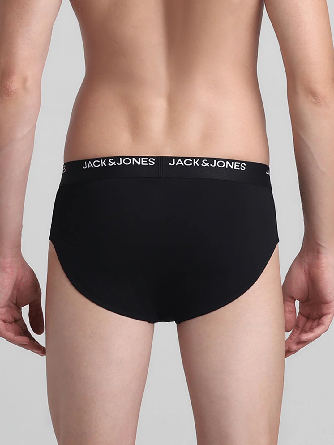 Pack Of 2 Black & Dark Grey Briefs - Image 5