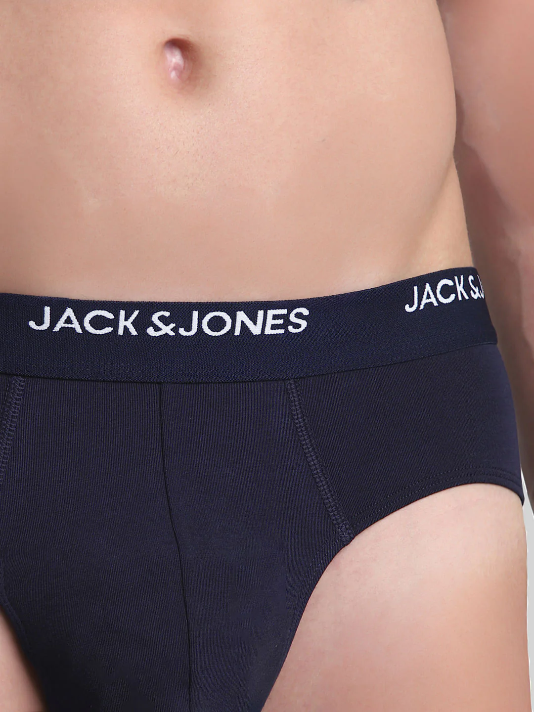 Pack Of 2 Navy Blue & Black Briefs - Image 6