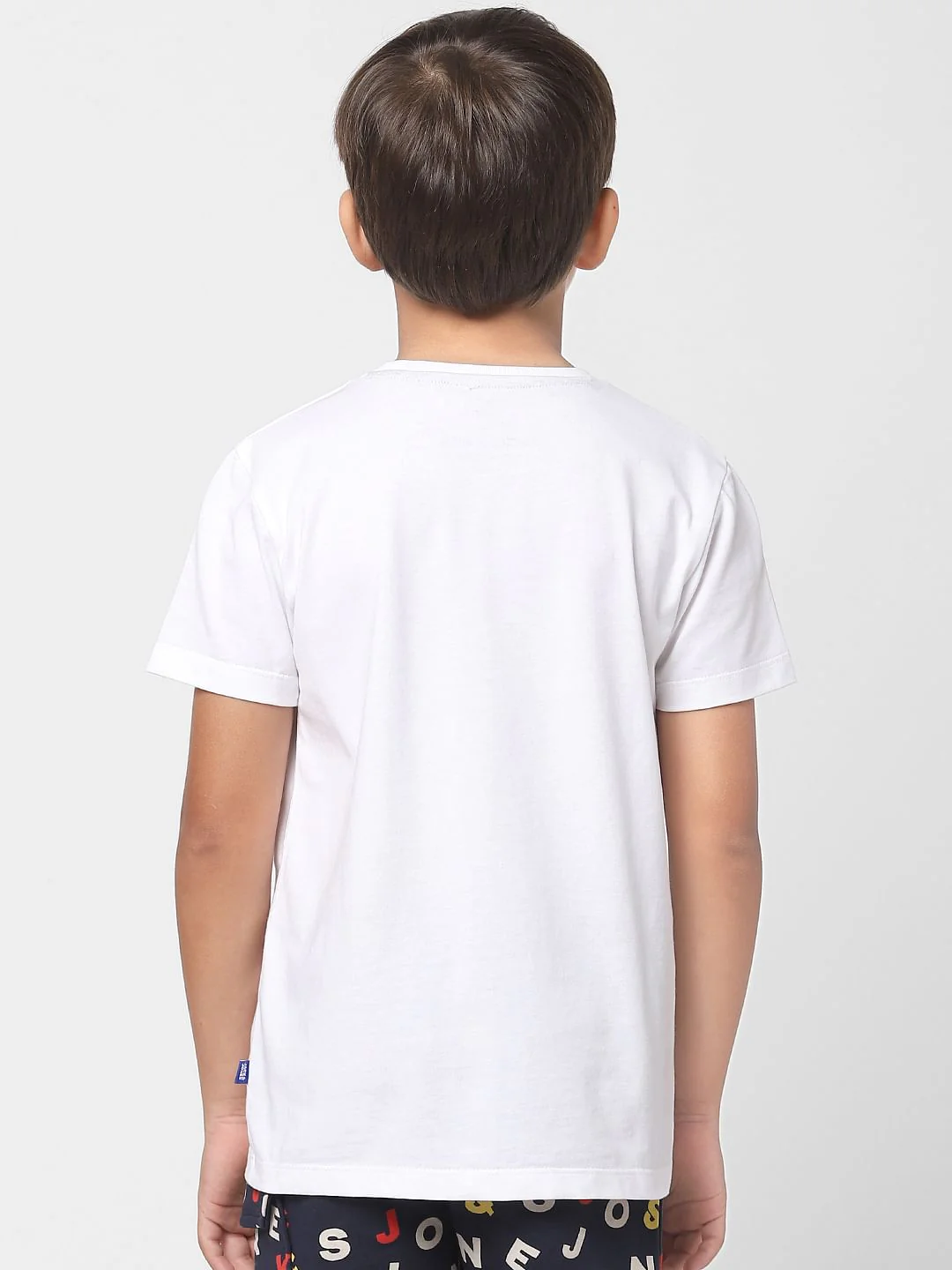 Boys White COOL Printed Crew Neck T-shirt - Image 3