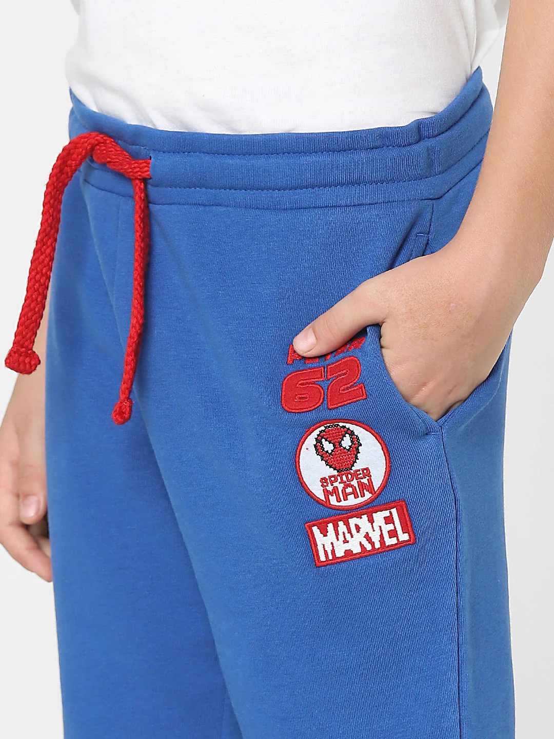 Boys X MARVEL Boys Blue Low Rise Shorts - Image 5