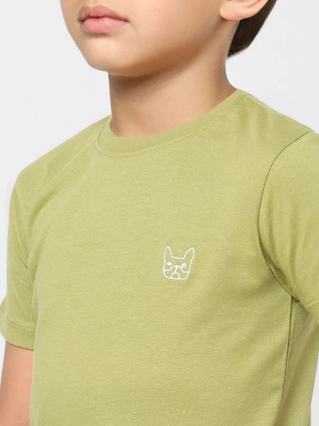 Boys Blue Logo Print Crew Neck T-shirt - Image 4