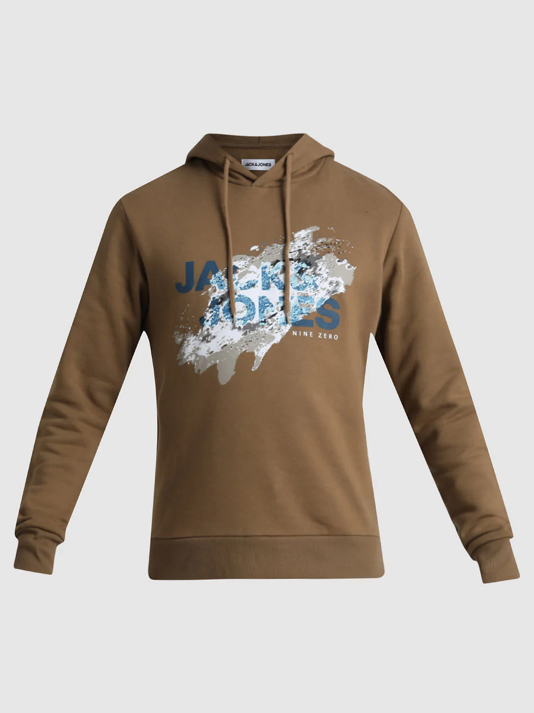 Brown Logo Print Hooded Sweatshirt - Image 7