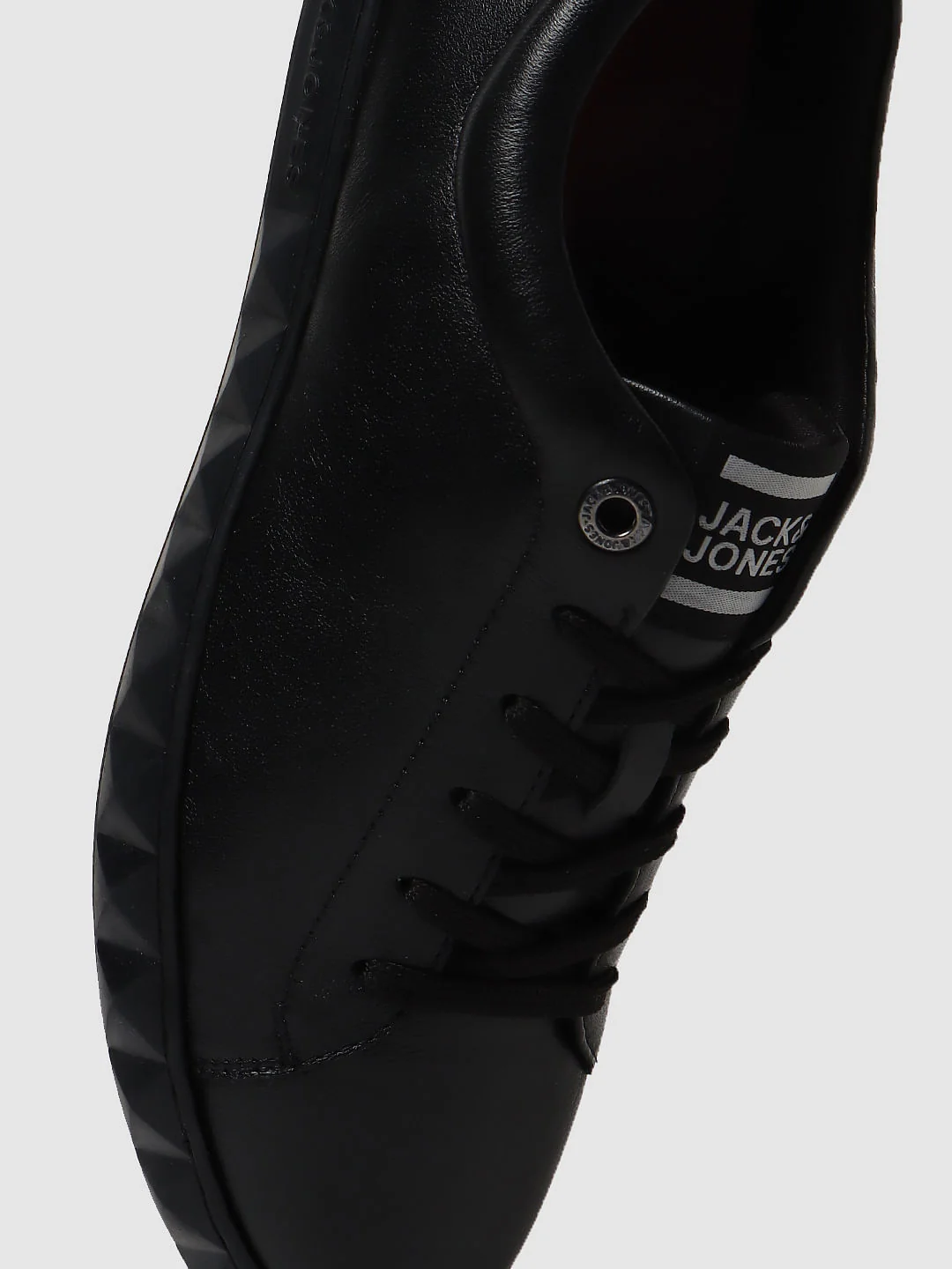 Black Leather Sneakers - Image 11