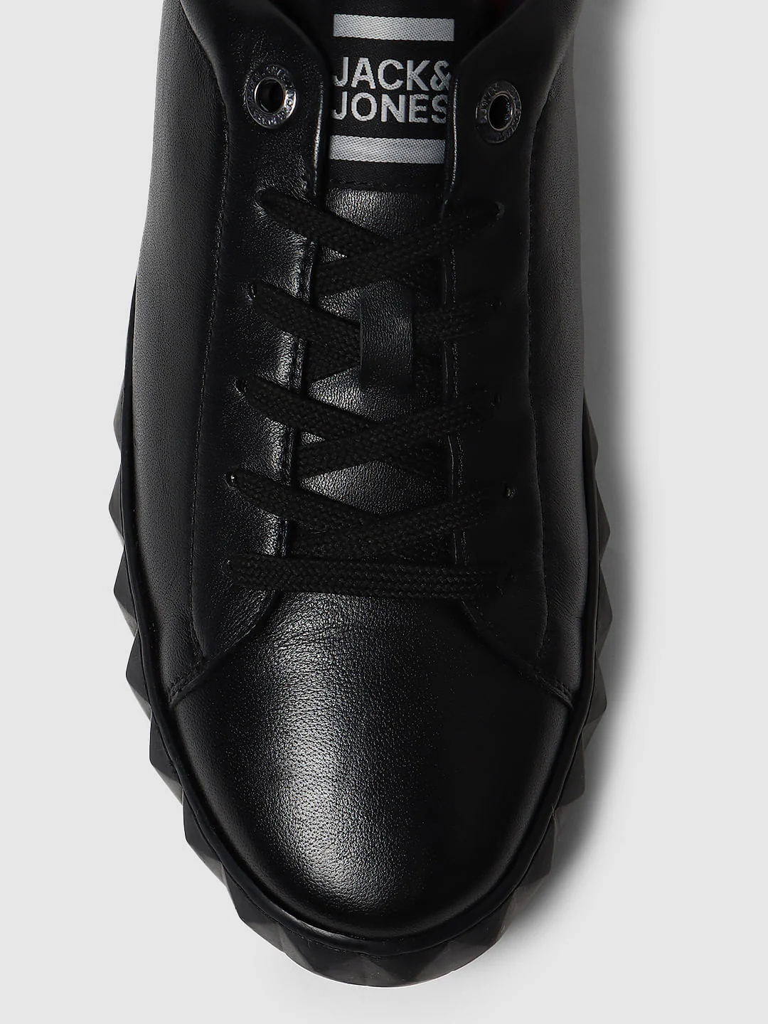 Black Leather Sneakers - Image 12