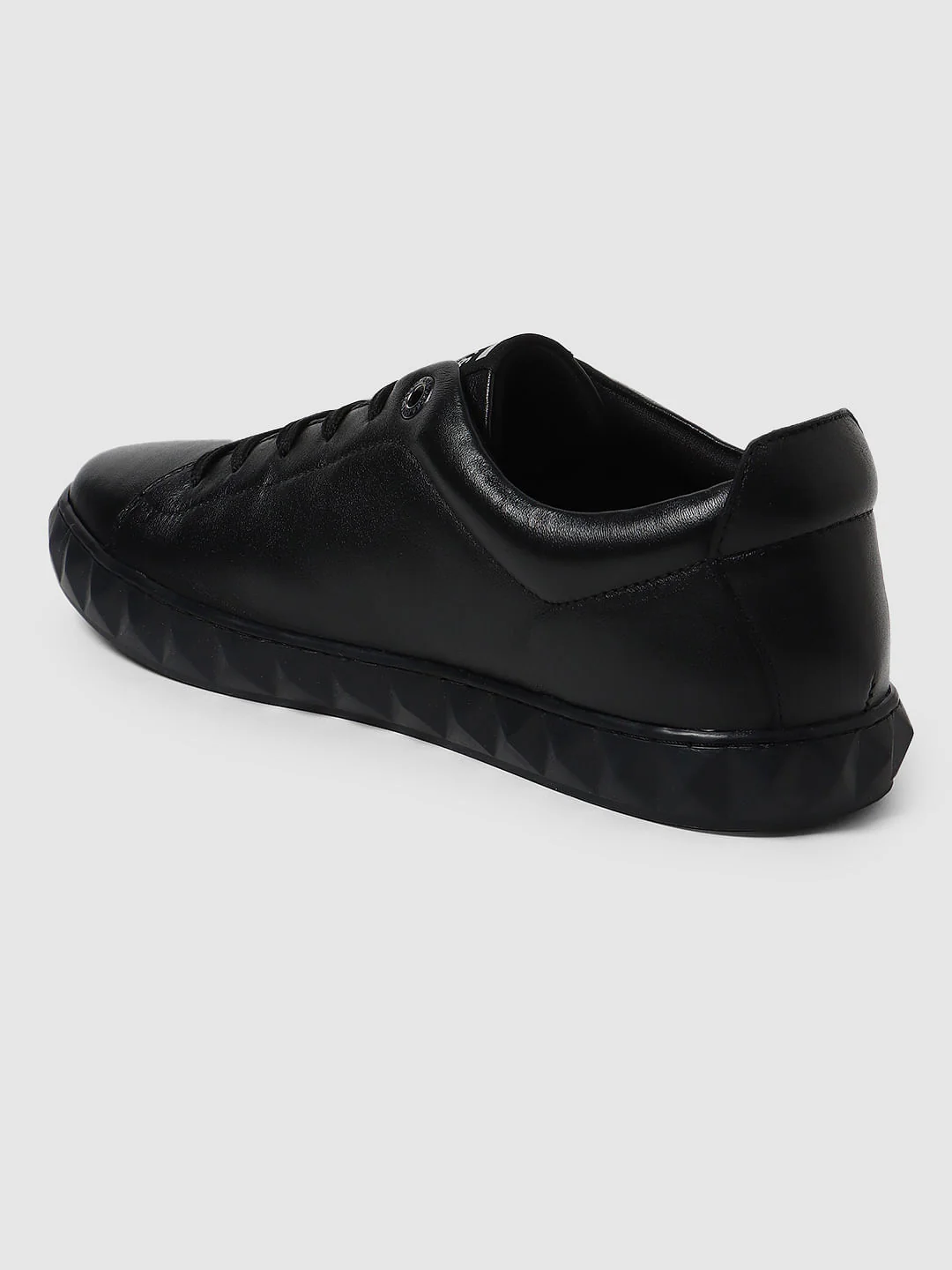 Black Leather Sneakers - Image 6