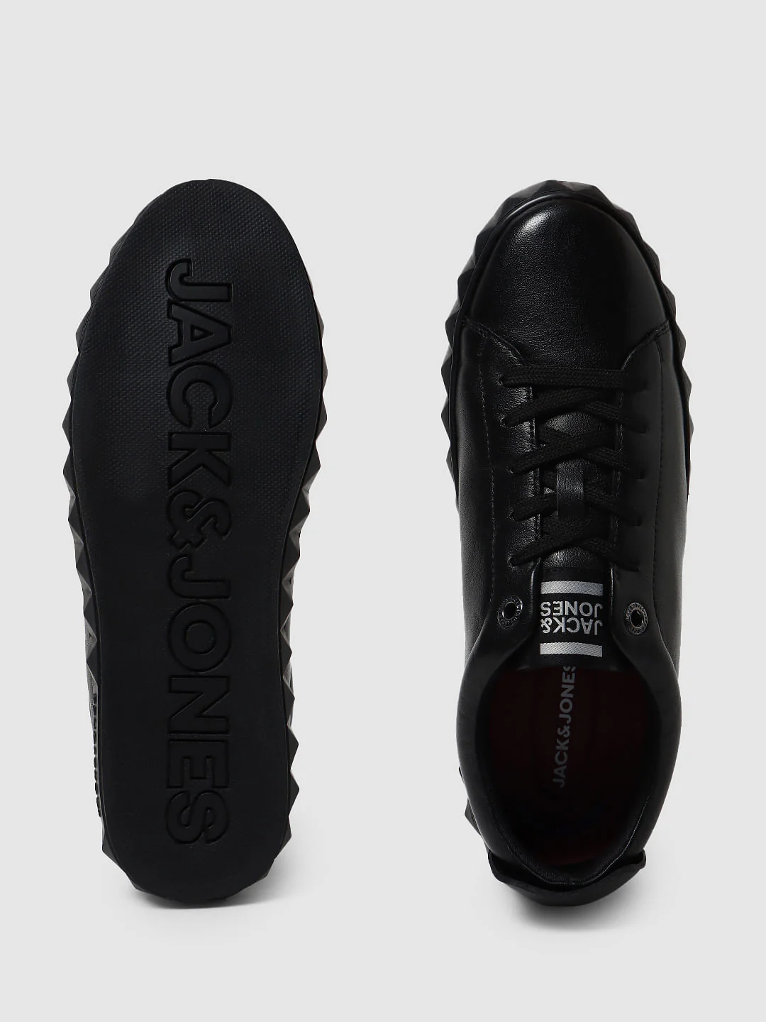Black Leather Sneakers - Image 8