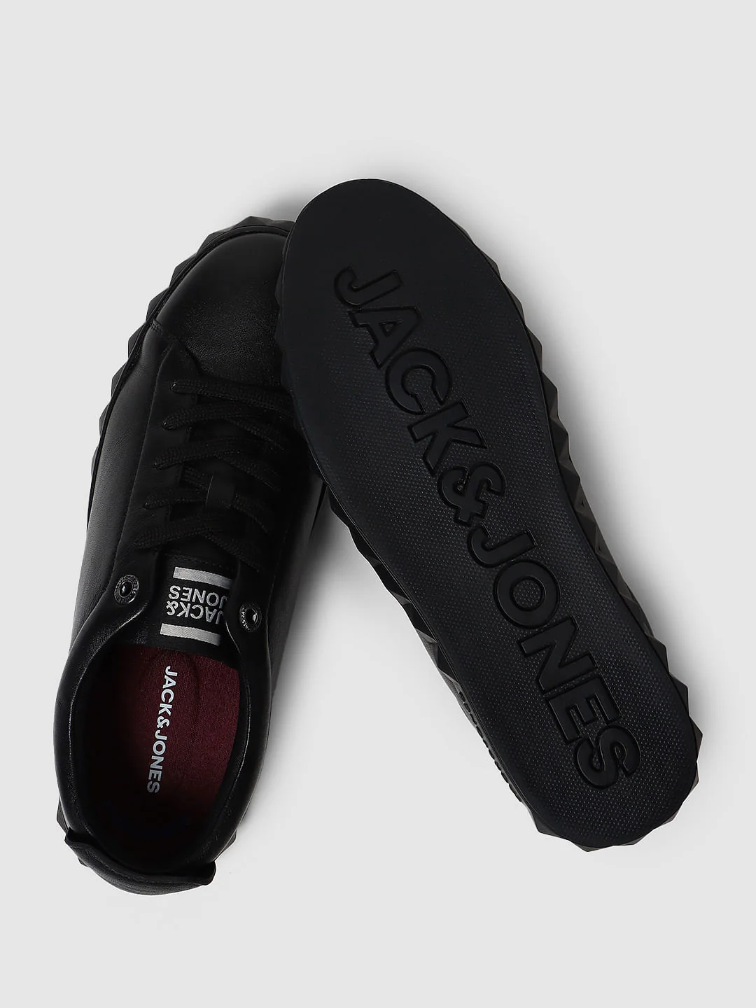 Black Leather Sneakers - Image 9