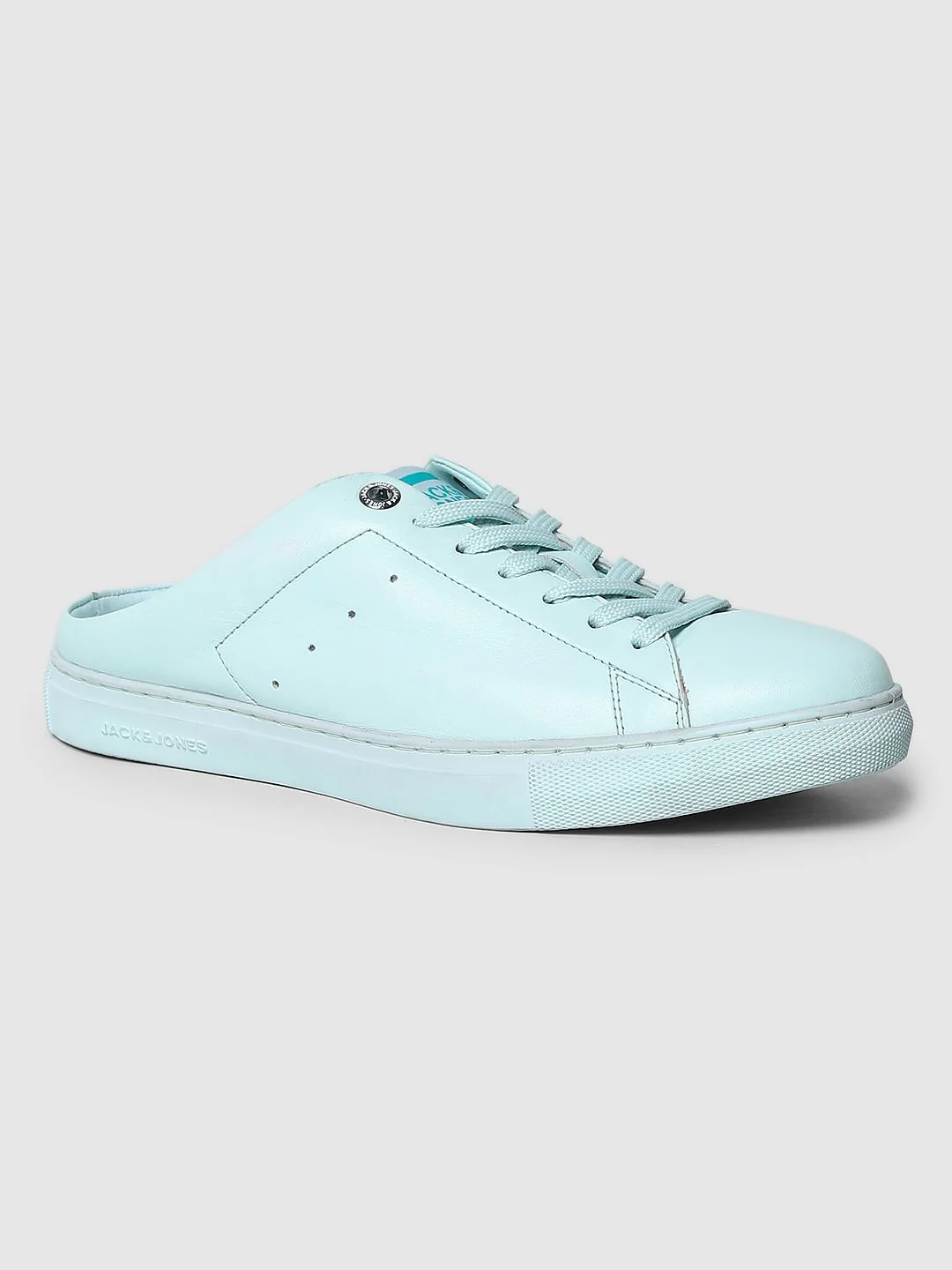 Blue Leather Mules - Image 4