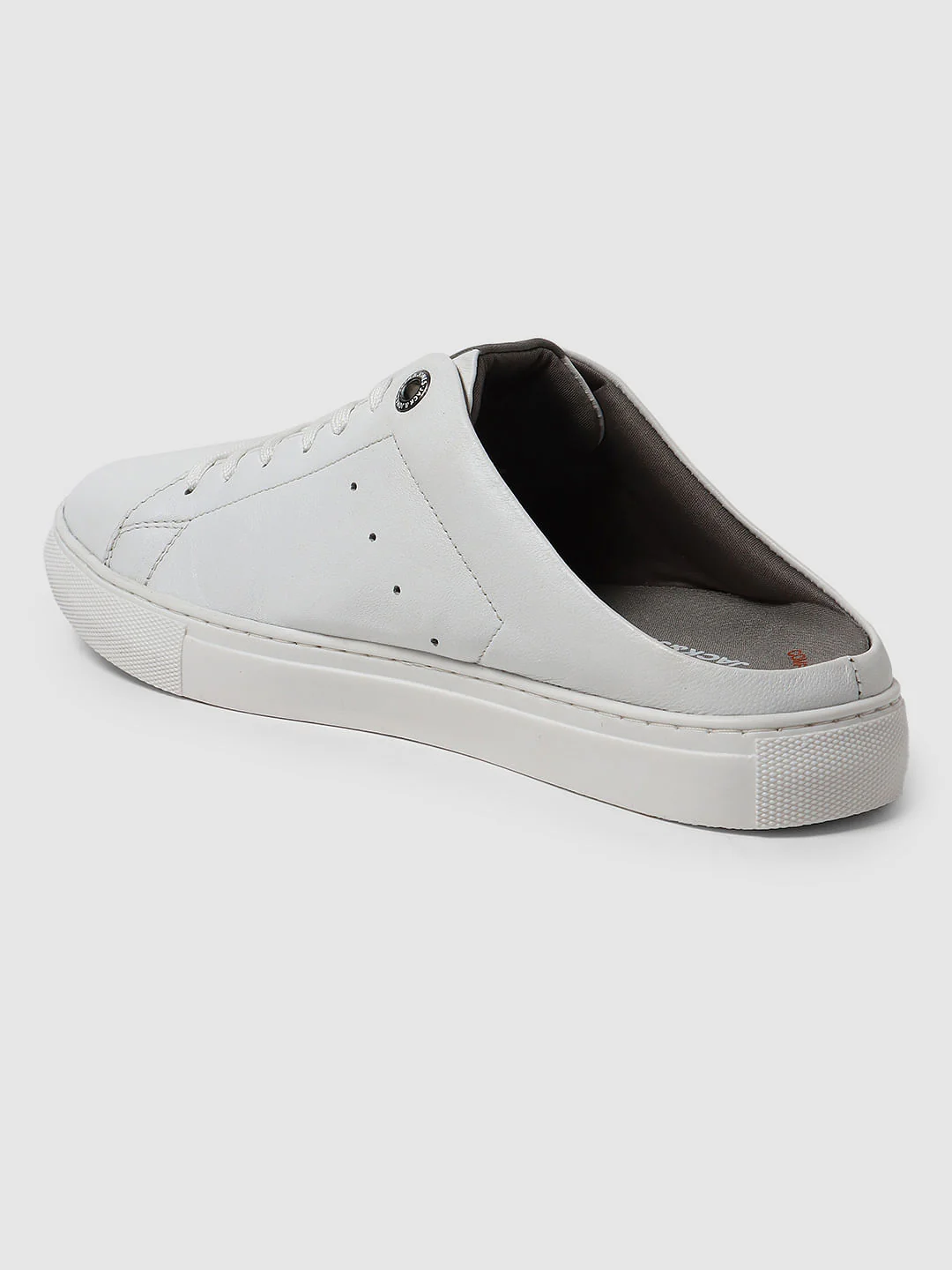 White Lace Up Mules - Image 6