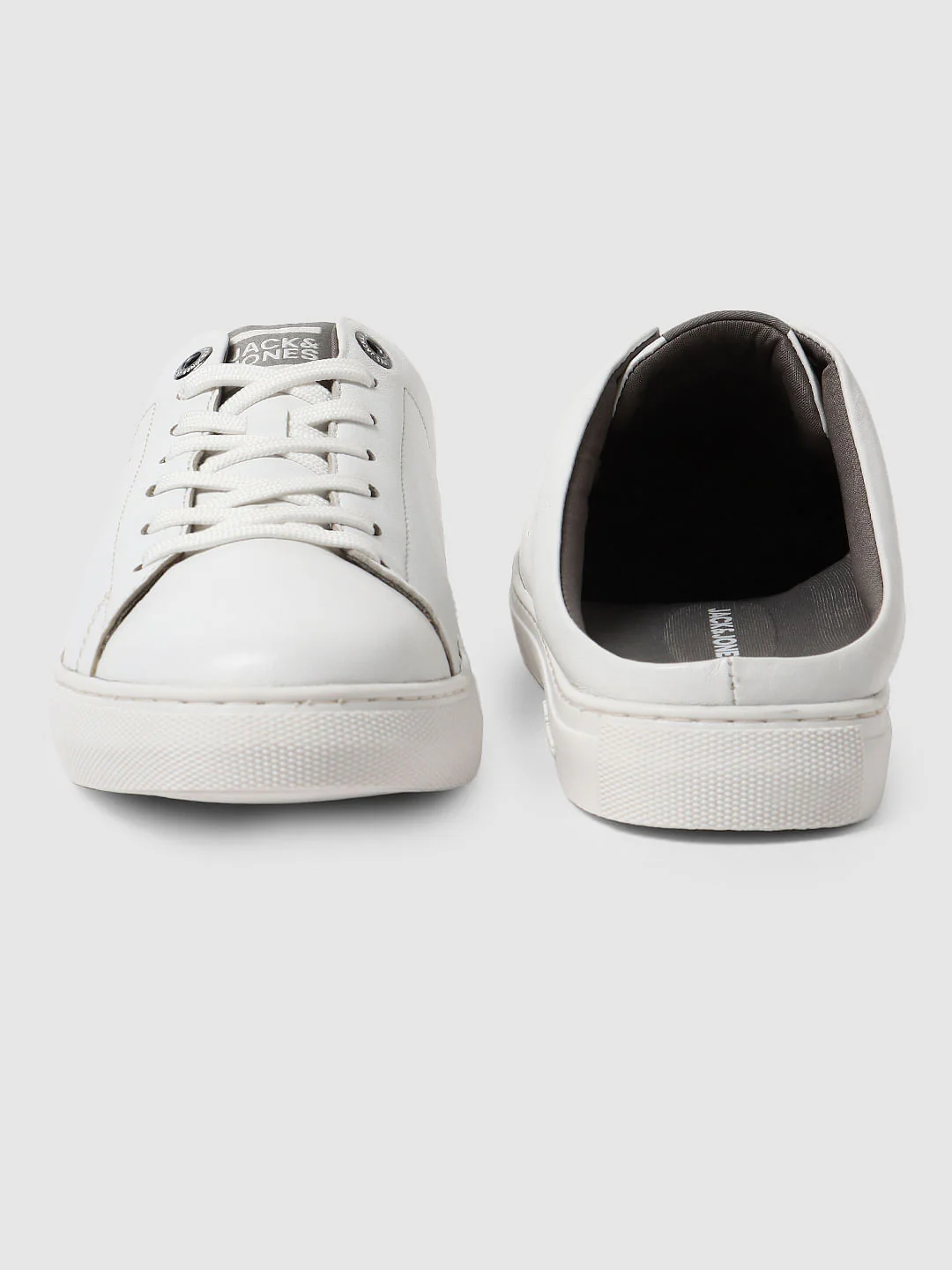 White Lace Up Mules - Image 7