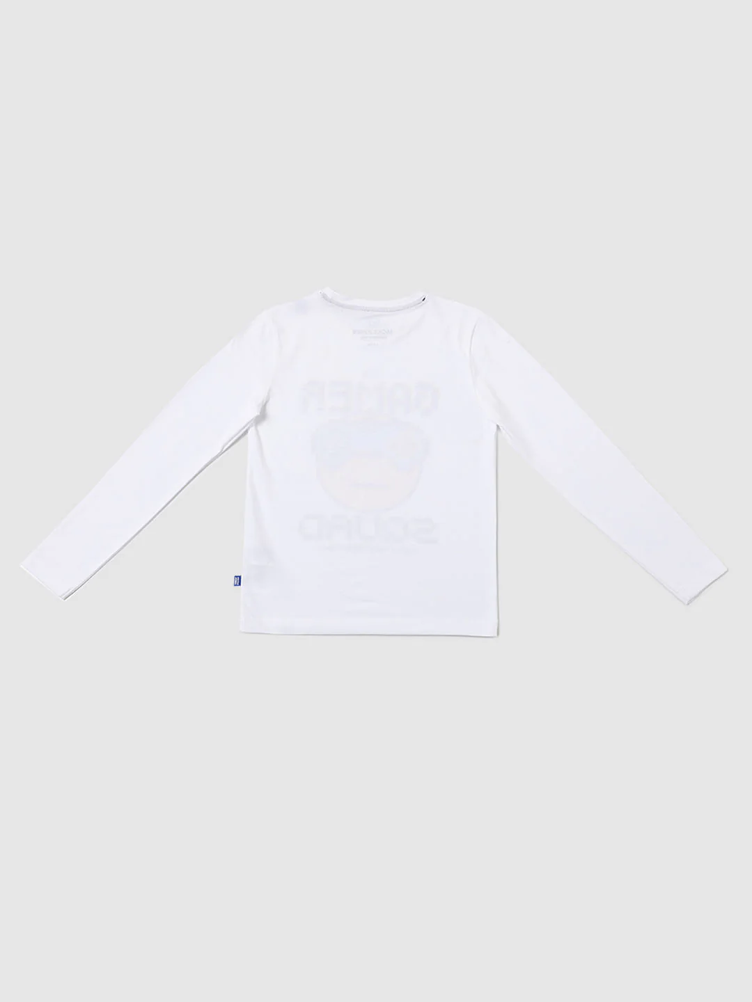 Boys White Gaming Graphic Crew Neck T-shirt - Image 2
