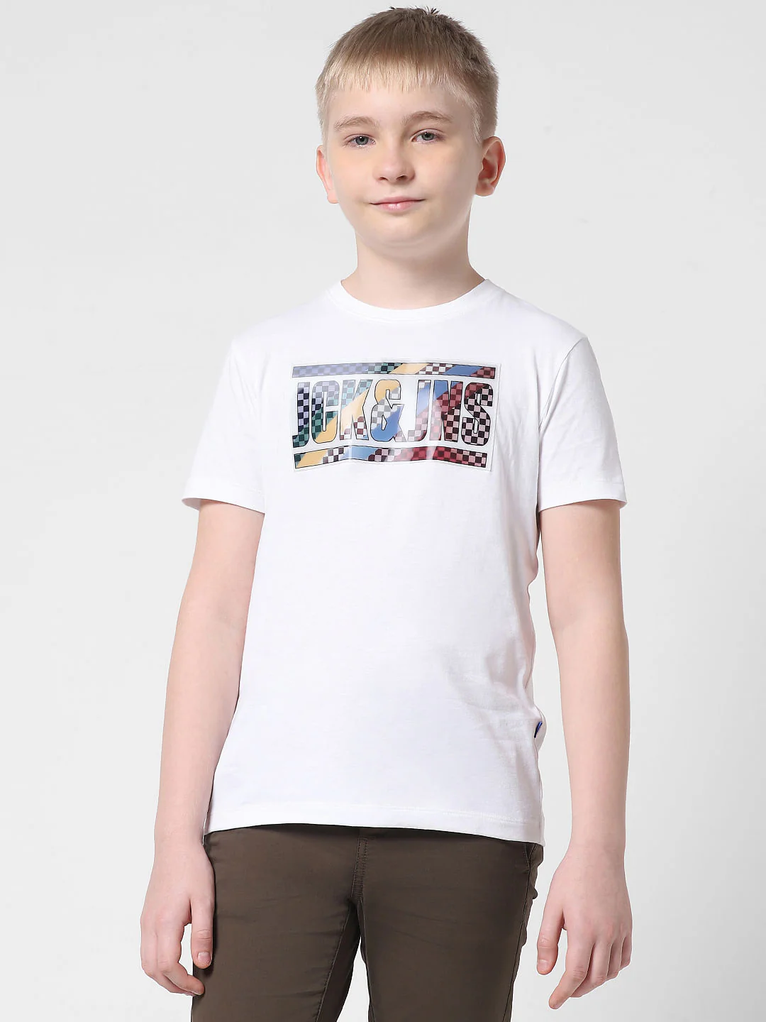 JACK&JONES JUNIOR X MOTOR MUNCHKINS WHITE LOGO PRINT T-SHIRT - Image 2