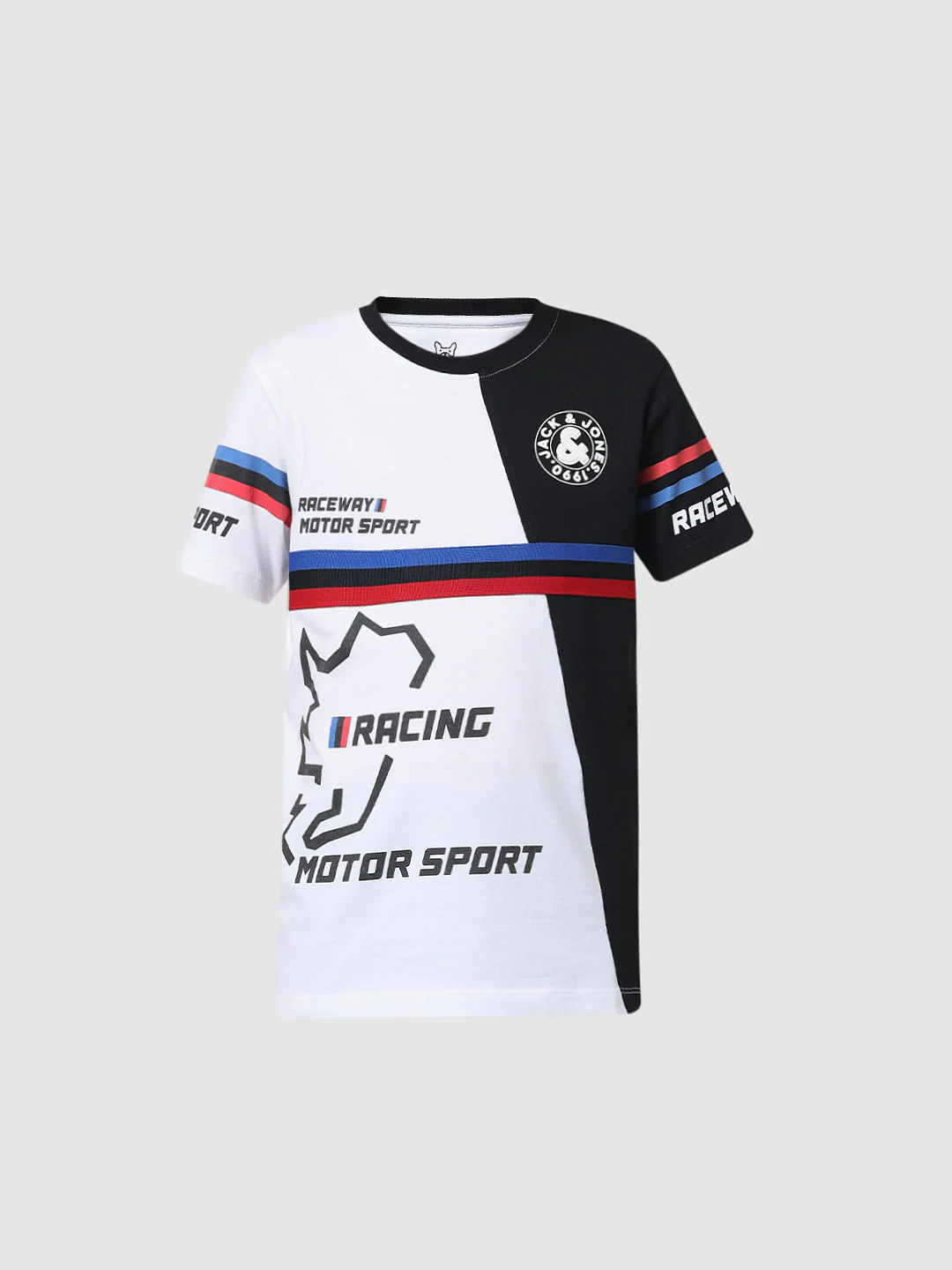 JACK&JONES JUNIOR X MOTOR MUNCHKINS WHITE RACEWAY PRINT T-SHIRT - Image 6