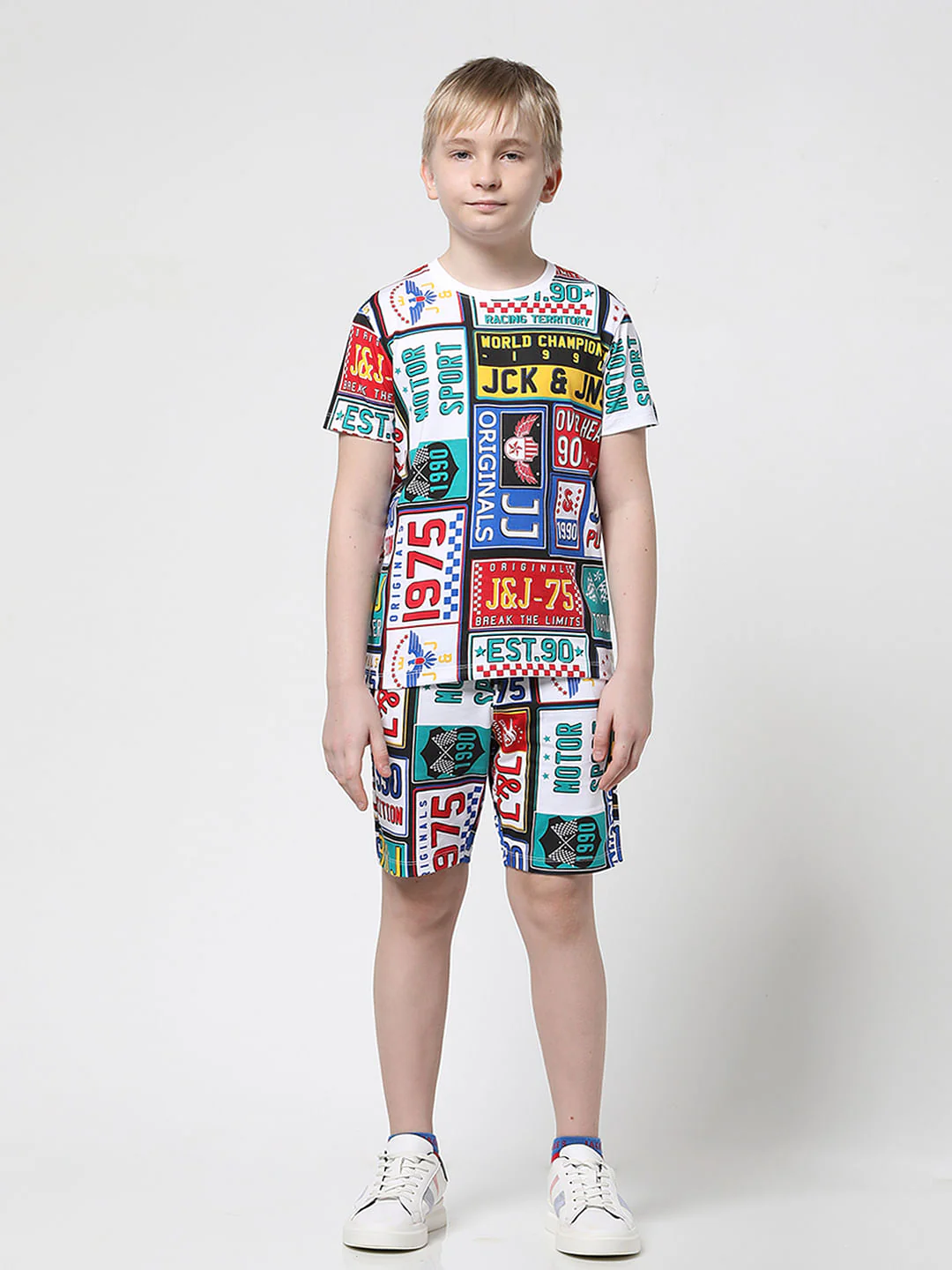JACK&JONES JUNIOR X MOTOR MUNCHKINS WHITE PRINTED T-SHIRT - Image 6